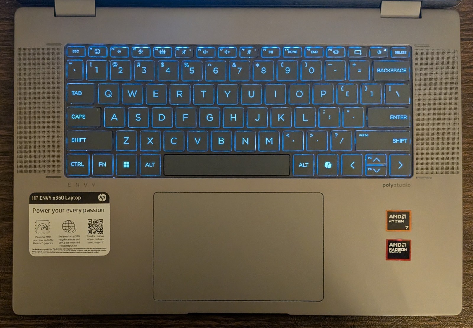 HP ENVY x360 16″ 2-in-1 Touch FHD (Ryzen 7 8840HS, 16GB DDR5, 1TB SSD) Laptop