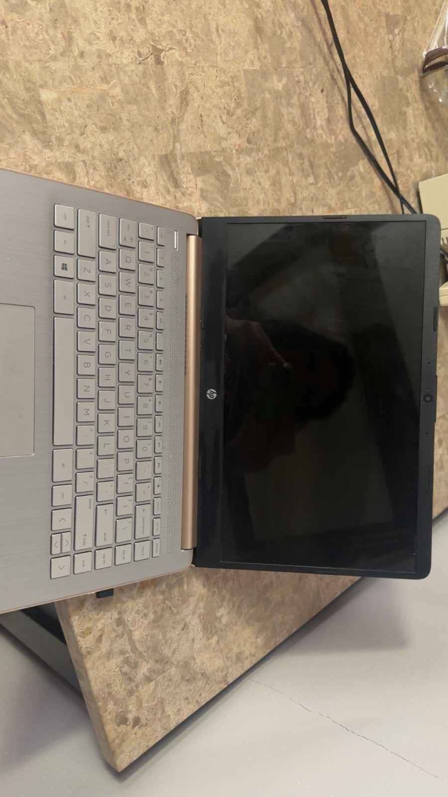 HP Notebook 14in Silver Laptop Intel Core Integrated Graphics Built-In Webcam