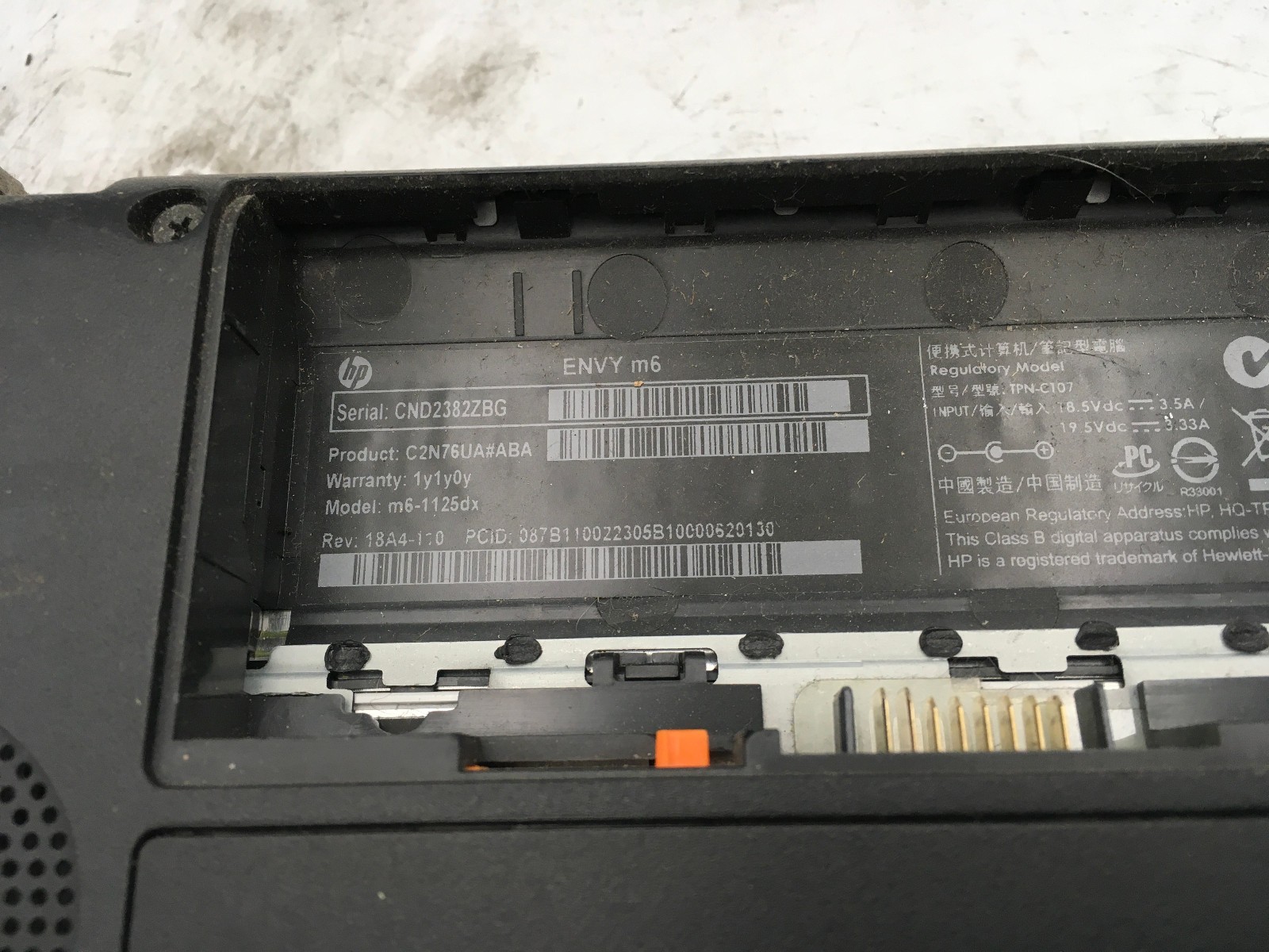 HP ENVY M6 1125DX – FOR PARTS/REPAIR – INTEL i5-3210M – 4GB RAM – READ DESC – BB