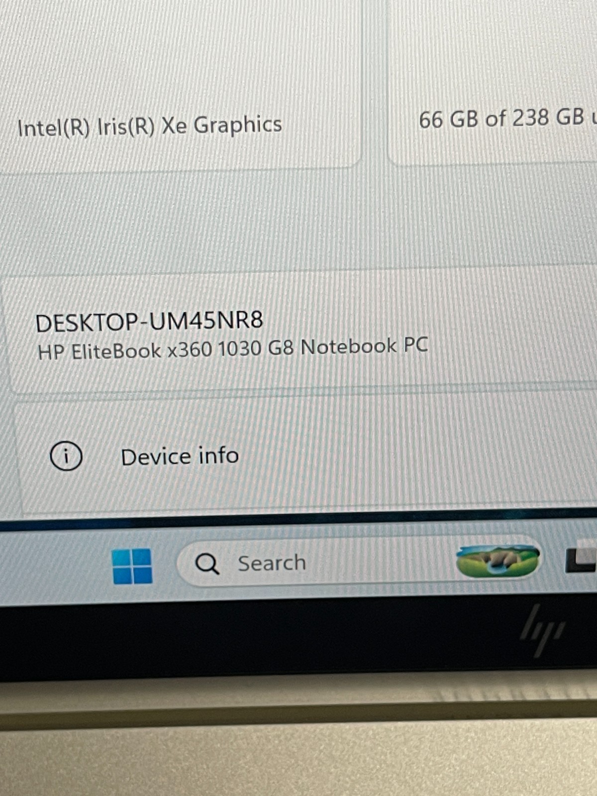 HP Elitebook X360 830 G8 Core I5 -1145G7 2.6GHz 16GB 2 in 1 Touchscreen.