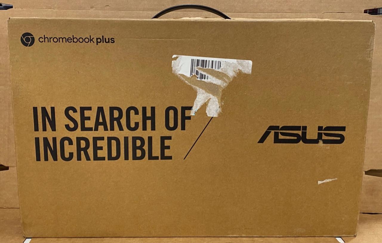 ASUS 14″ 2-IN-1 CHROMEBOOK PLUS LAPTOP AMD R3-7320C 8GB 128GB SSD-PONDER BLUE.