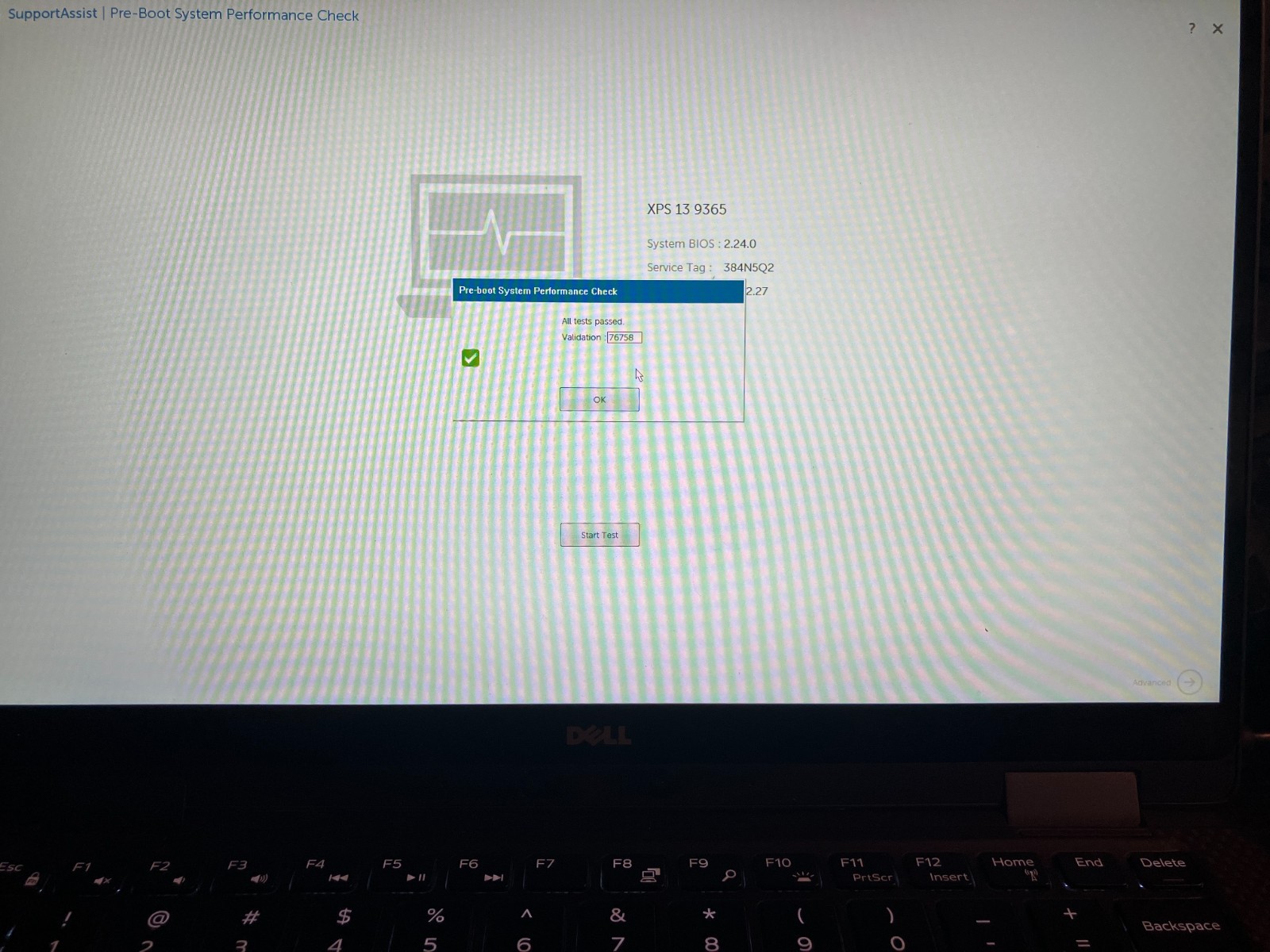 Dell XPS 13 9365 2 in 1 Touch i5-7Y57, 8 GB-256 GB NVMe Windows 11 Pro # 384N5Q2