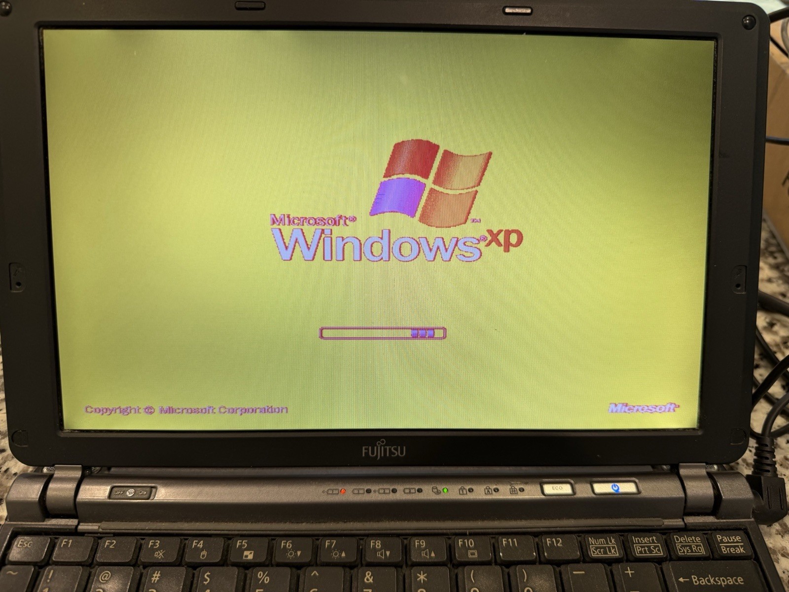 Vintage Fujitsu Lifebook Model P7120 PC Computer Laptop/Notebook w/Windows XP
