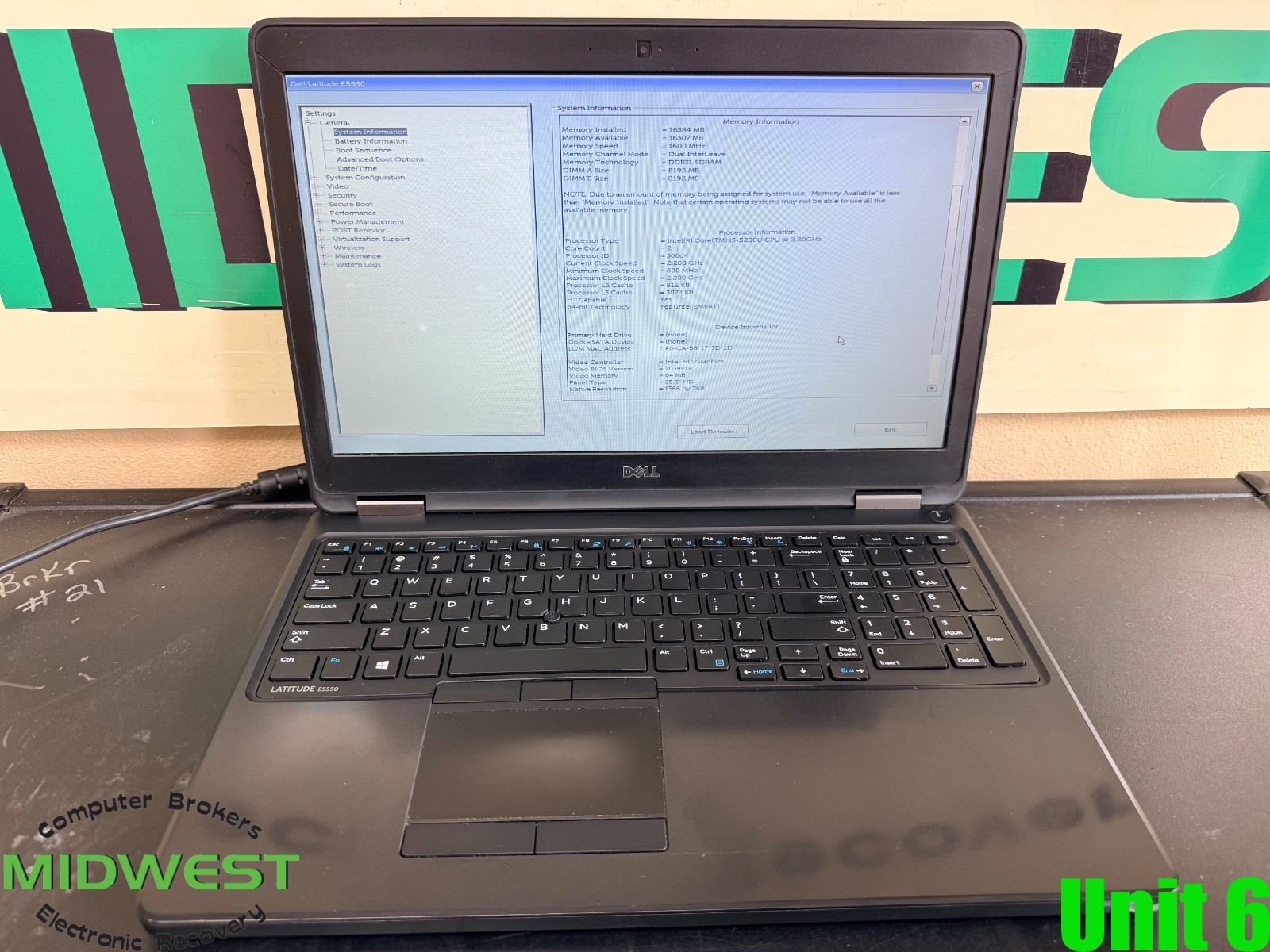 (Lot of 7) Dell Latitude E5570 & E5550 laptops (see desc.) (For Parts)