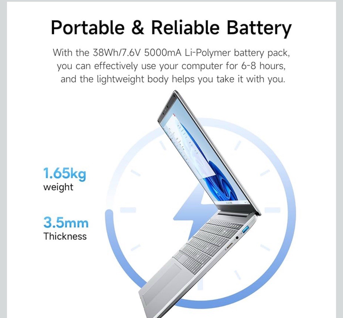 Jumper EZbook S7 15.6” Laptop | 4GB RAM 128GB SSD | Windows 11 + Office 365