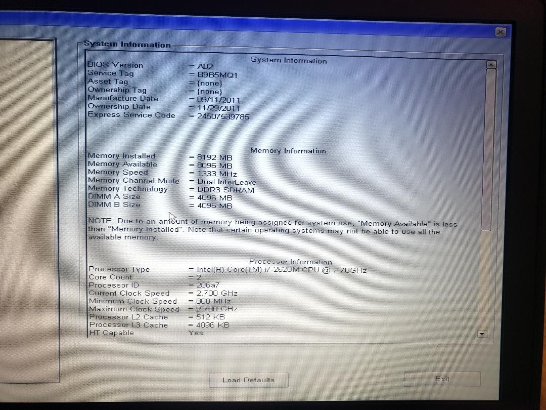 Lot of ( 2 ) Dell 15.6″E5520 i7-2620M 2.70GHz 8GB, NO Adapter, HDD ,Battery
