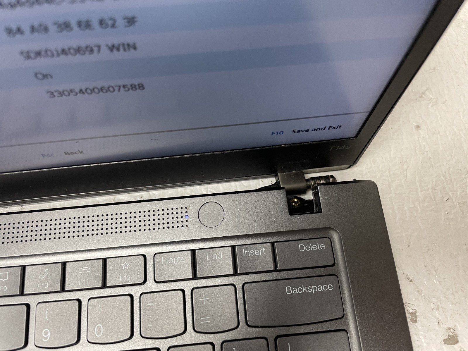 Lenovo ThinkPad T14s Gen2 Intel i7-1185G7 @3.00GHz 16GB RAM NO SSD TouchscrnREAD