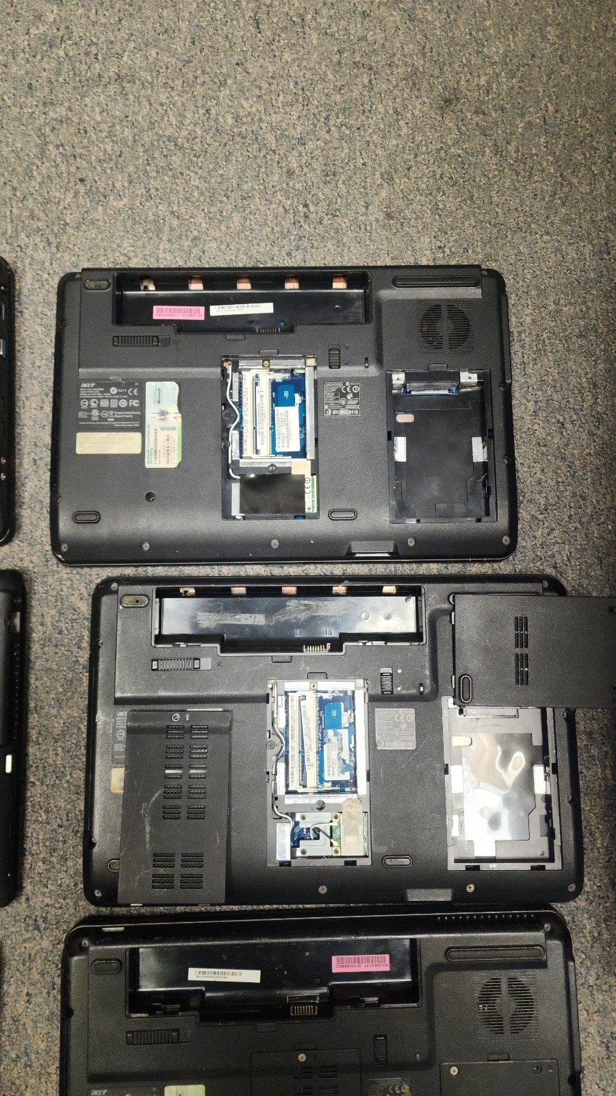 MIXED LOT OF 8 LAPTOPS FOR PARTS OR REPAIR !!! READ DESCRIPTION!!!