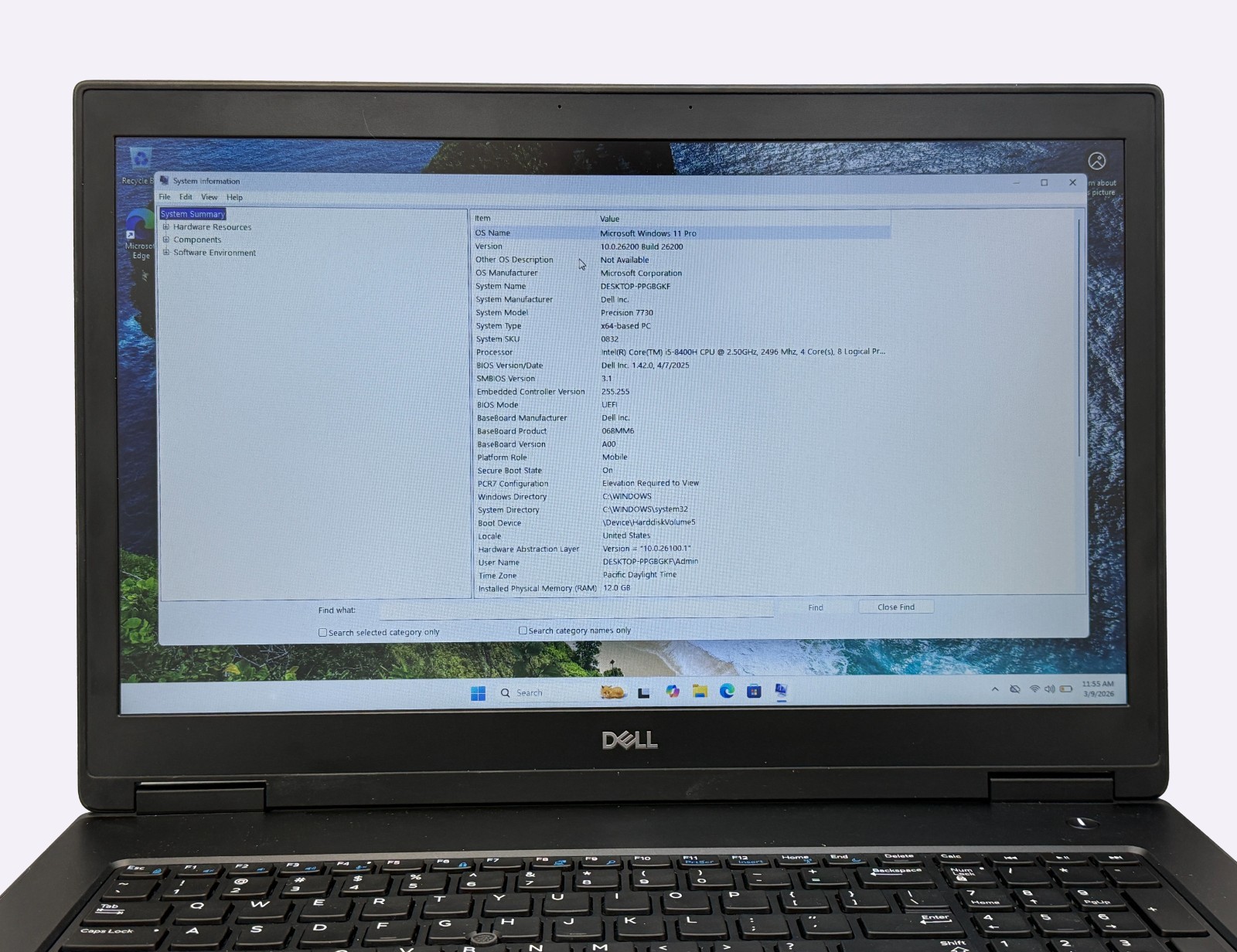 Dell Precision 7730 i5-8400H 2.5GHz 12GB RAM 2.375TB SSD
