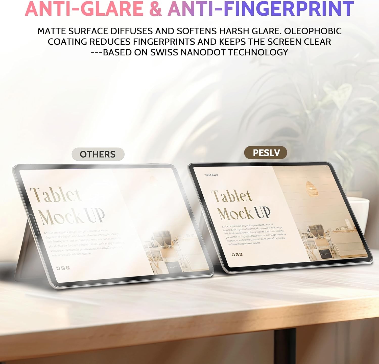 2 Pack Like Paper Screen Protector for iPad Pro 12.9 inch (2022/2021/2020/2018)