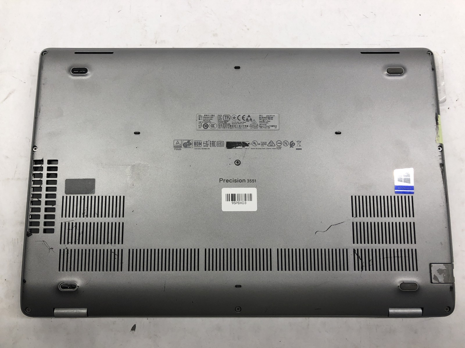Dell Precision 3551 i7-10850H 32 GB RAM 512GB HDD NO OS