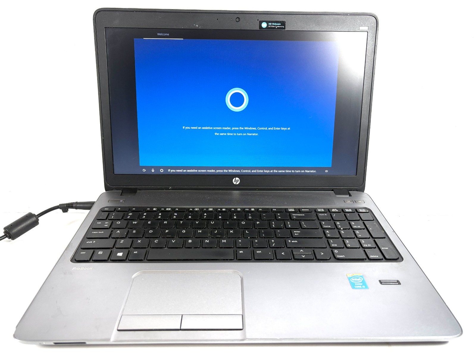 HP ProBook 450 G1 – 15.6″ HD, 2.4GHz i3, 4GB RAM, 500GB HDD, Windows 10