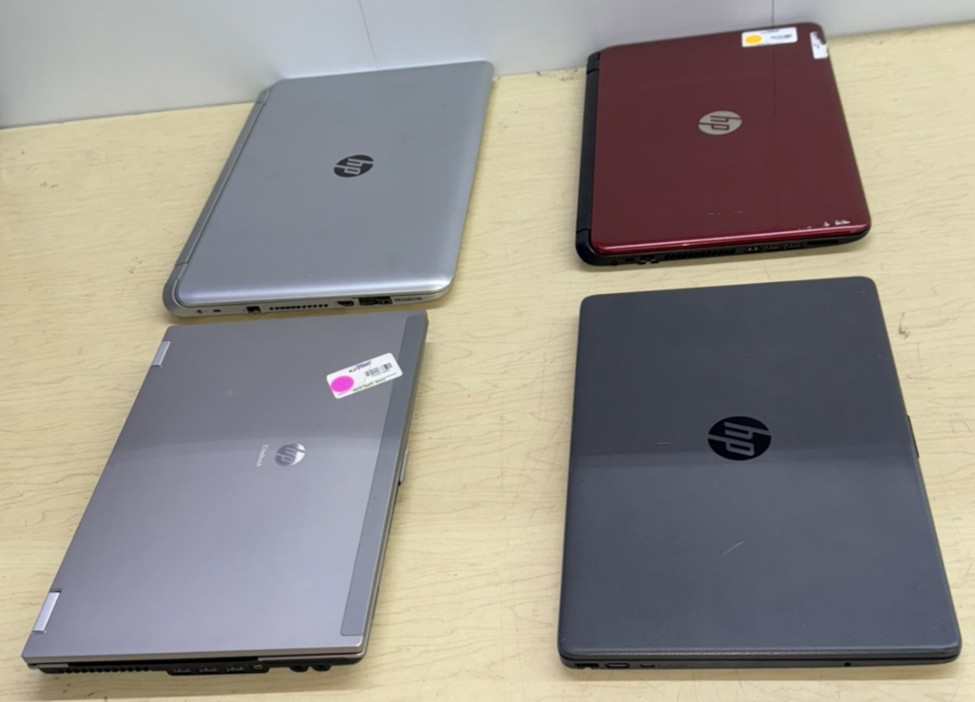 Lot of 4 HP Laptops (PARTS/REPAIR)