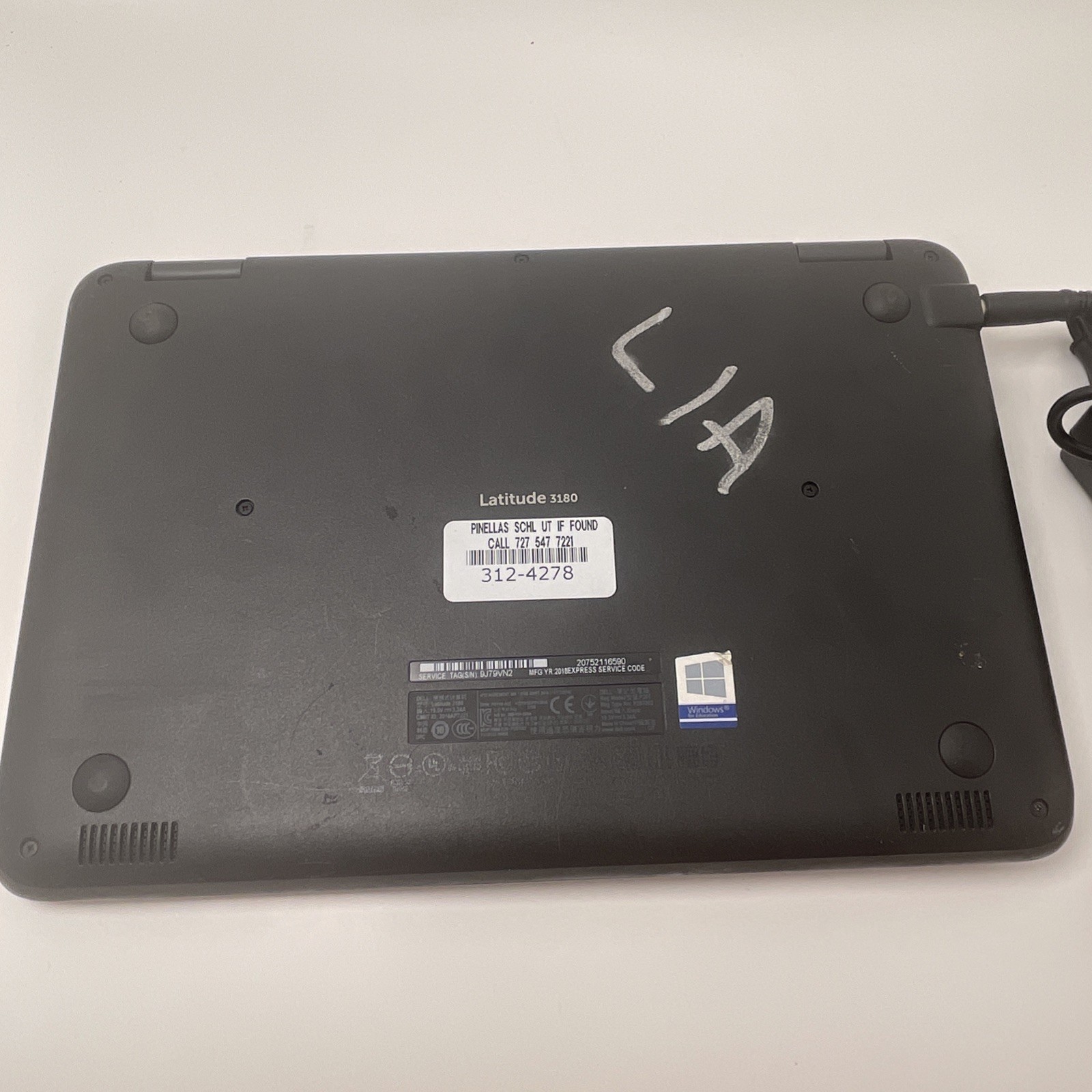 Dell Latitude 3180 Celeron USER PASWORD locked For Parts or Repair-
