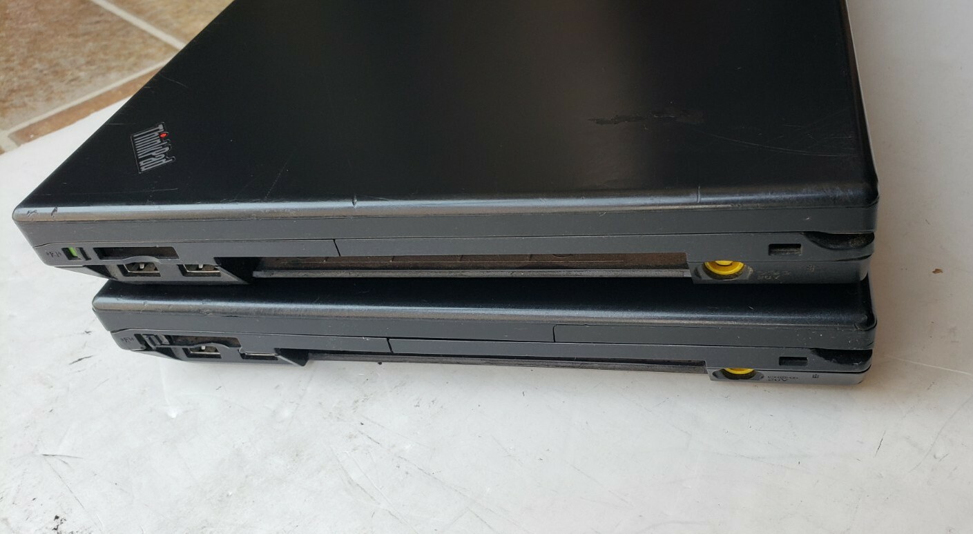 Lot of 2 Lenovo ThinkPad L412 Intel Core i3 0GB HDD 1GB RAM BOOT