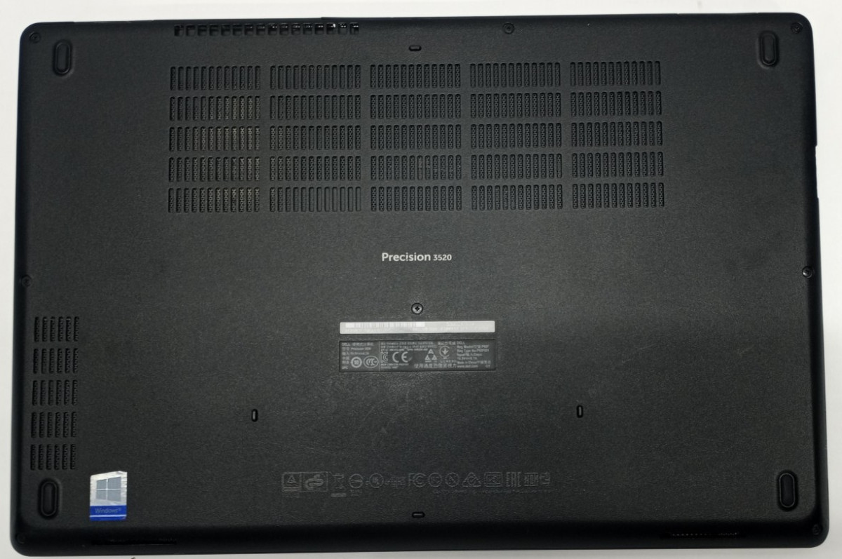 Dell Precision 3520 15.6″FHD i7-7820HQ@2.90GHz 32GB RAM NVIDIA No HDD/OS MC327*!