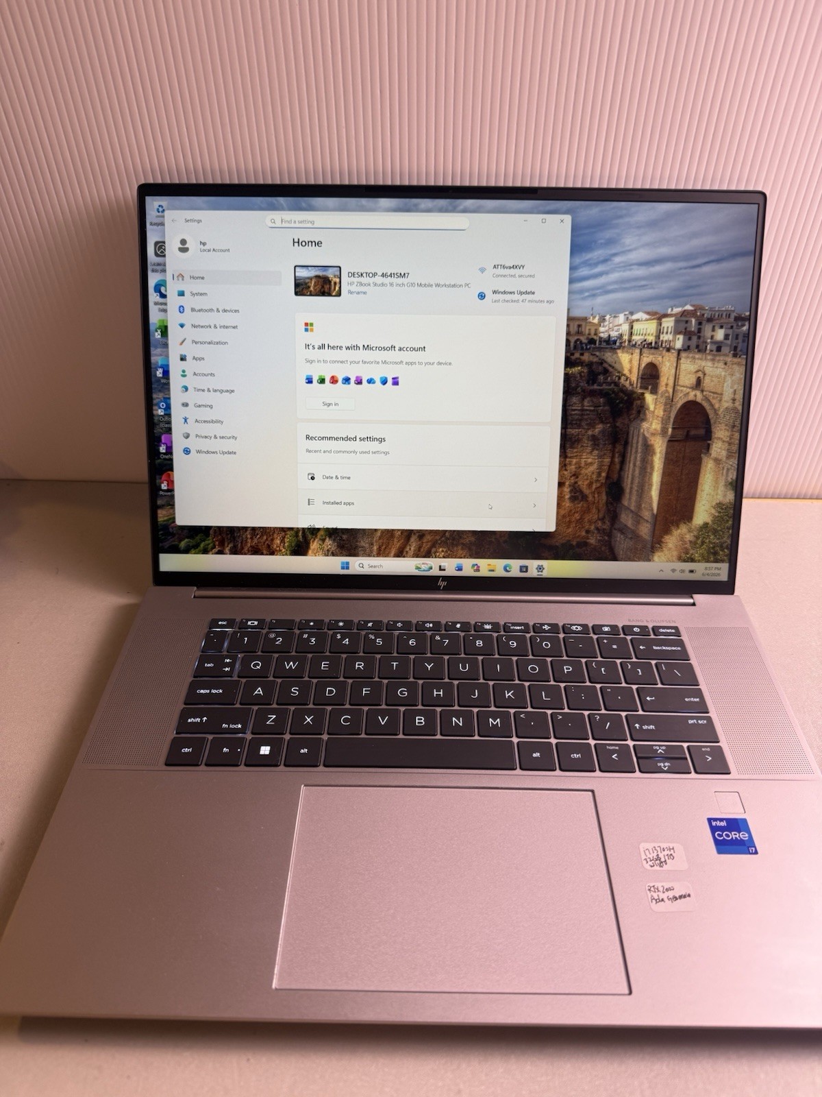 HP ZBook Studio G10 Mobile Workstation Laptop PC 16″ i7-13700H 32GB RTX 2000