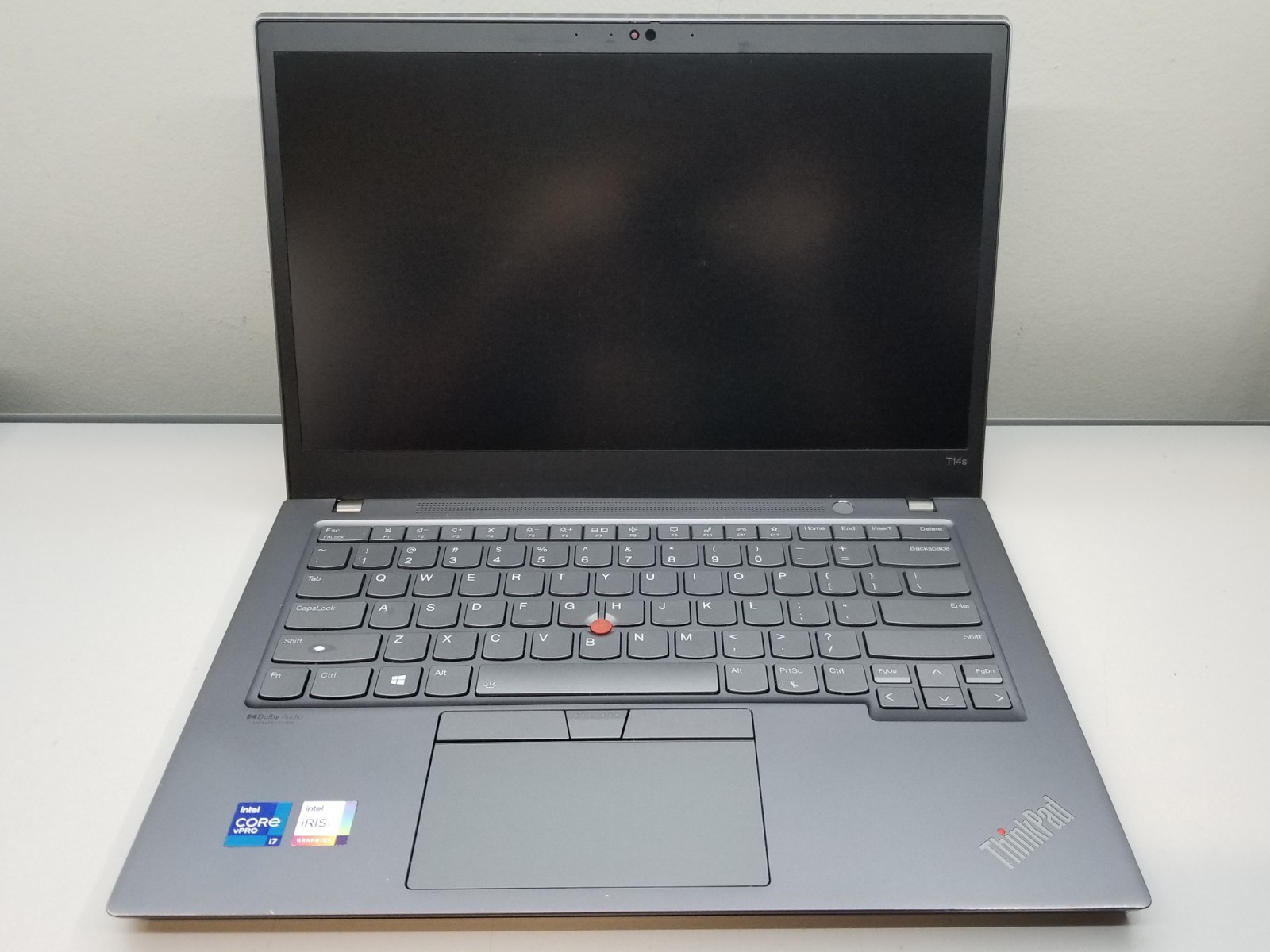 AS-IS Lenovo ThinkPad T14s 14″ i7-1185G7 1.2GHz 16GB 256GB NVMe Iris Xe Ubuntu