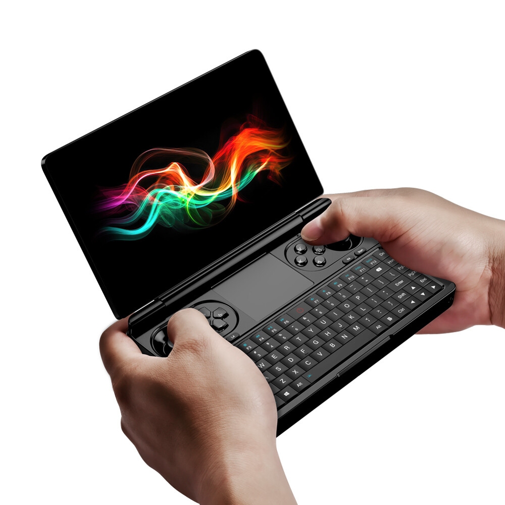GPD WIN Mini 2025 7in Handheld Gaming PC With Carry Case and Grip AMD AI 9/8840U