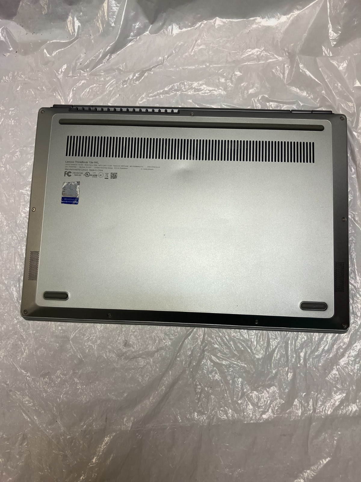 LENOVO THINKBOOK 13s-IWL CORE i5-8265U@1.6GHz 8GB RAM 256GB M.2 NVMe FOR PARTS