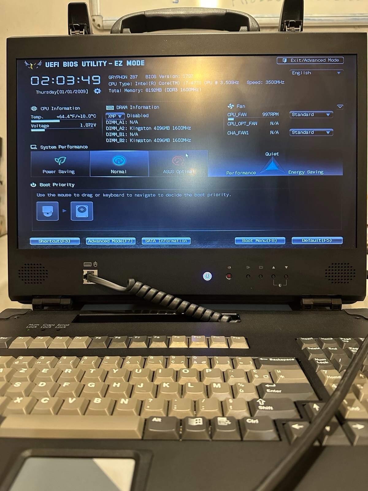 Acme Litepac Plus S200P Portable Station Robust Intel I7-4771 32 Gb Dvd