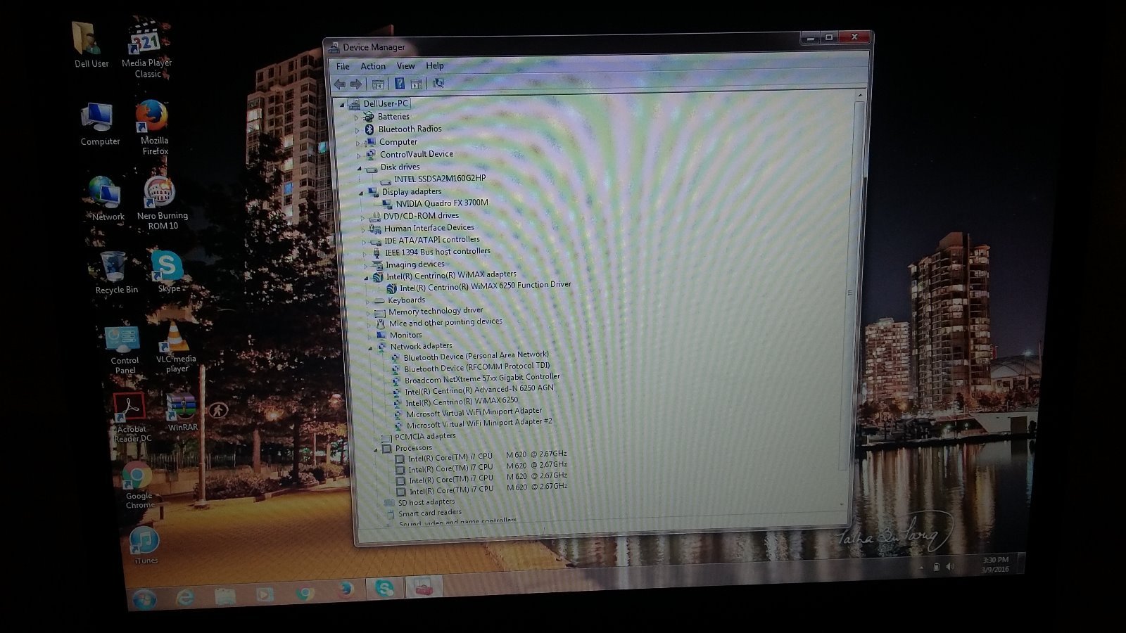 Dell M6500 17″ Intel Core i7 2nd Gen. M620 2.67GHz, 8GB, 160GB SSD, Nvidia