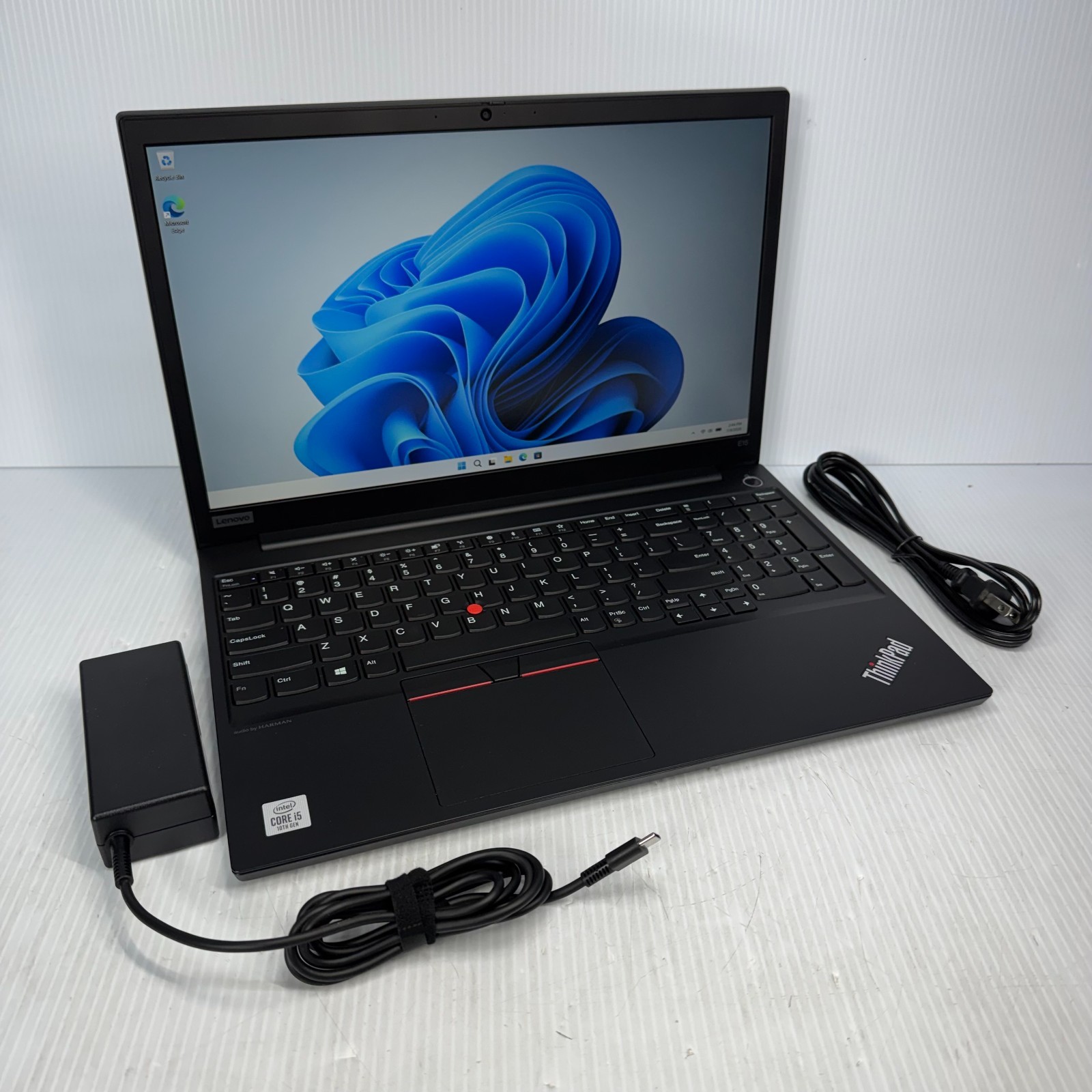 Lenovo ThinkPad E15 i5-10210U 15.6″ Windows 11 Pro Laptop 256GB NVMe SSD 16GB