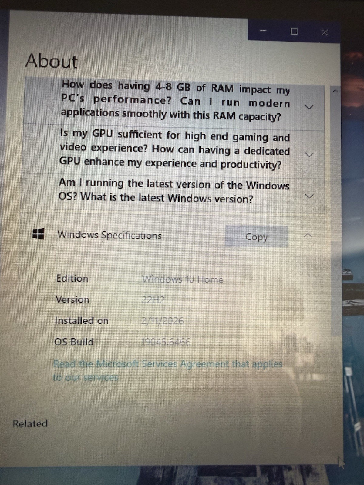 HP Notebook 15.6″ Laptop AMD E1-6015 Radeon R2 4GB RAM 466GB HDD Windows 10