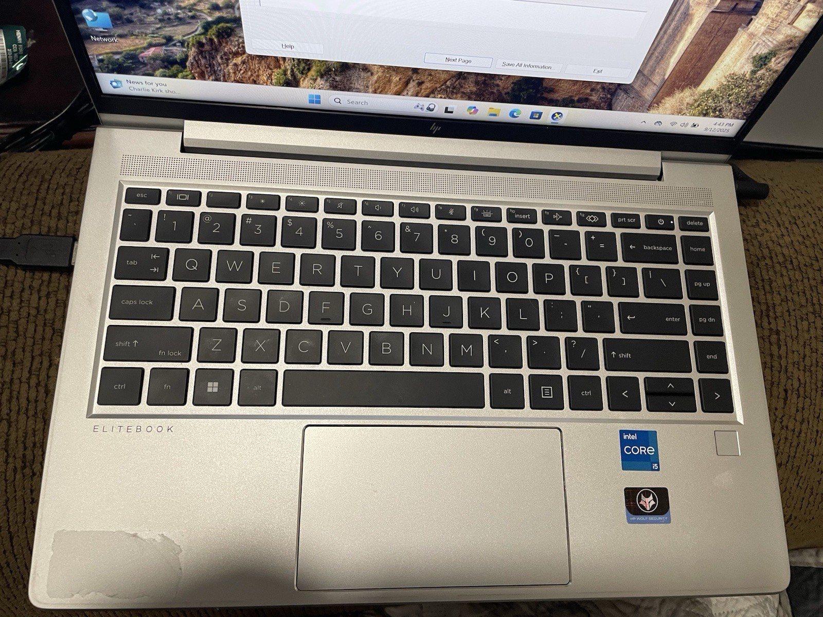 HP EliteBook 640 G9 14” (256GB SSD Intel Core i5-1245U 4.4GHz 16GB Win 11