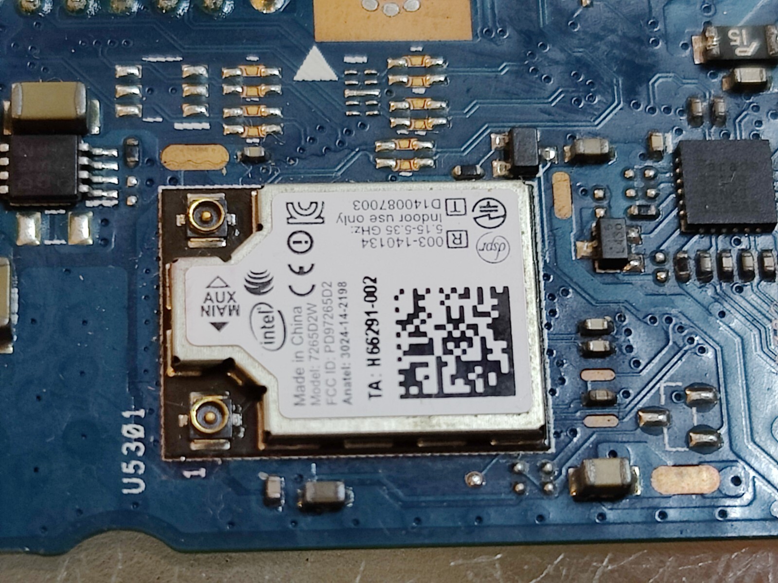 ASUS UX305U UX305UA SCHEDA LETTORE SD USB WIFI DUAL BAND BT UX305UA IO REV. 1.1