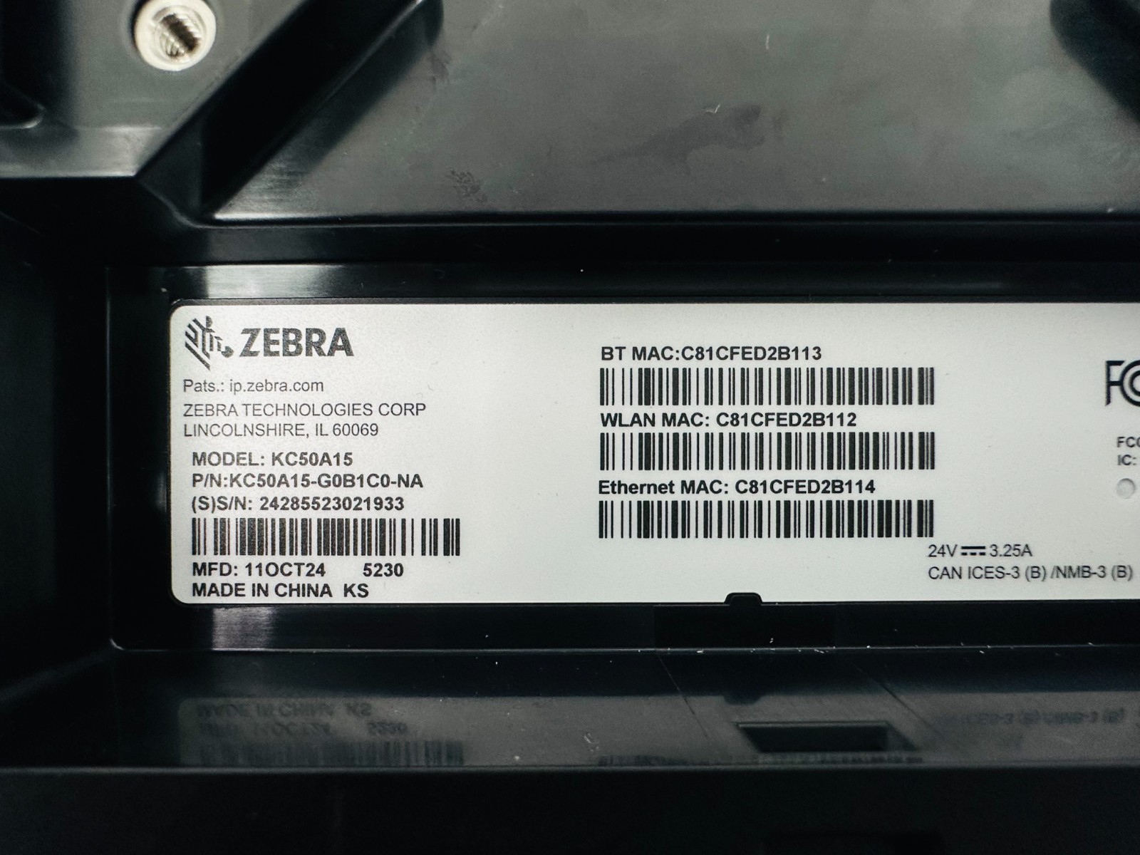 Zebra Kc50 Pos Kiosk Wired/Wireless 8 Gb Ram 128 Gb Flash 15″ FREE SHIPPING 🚚