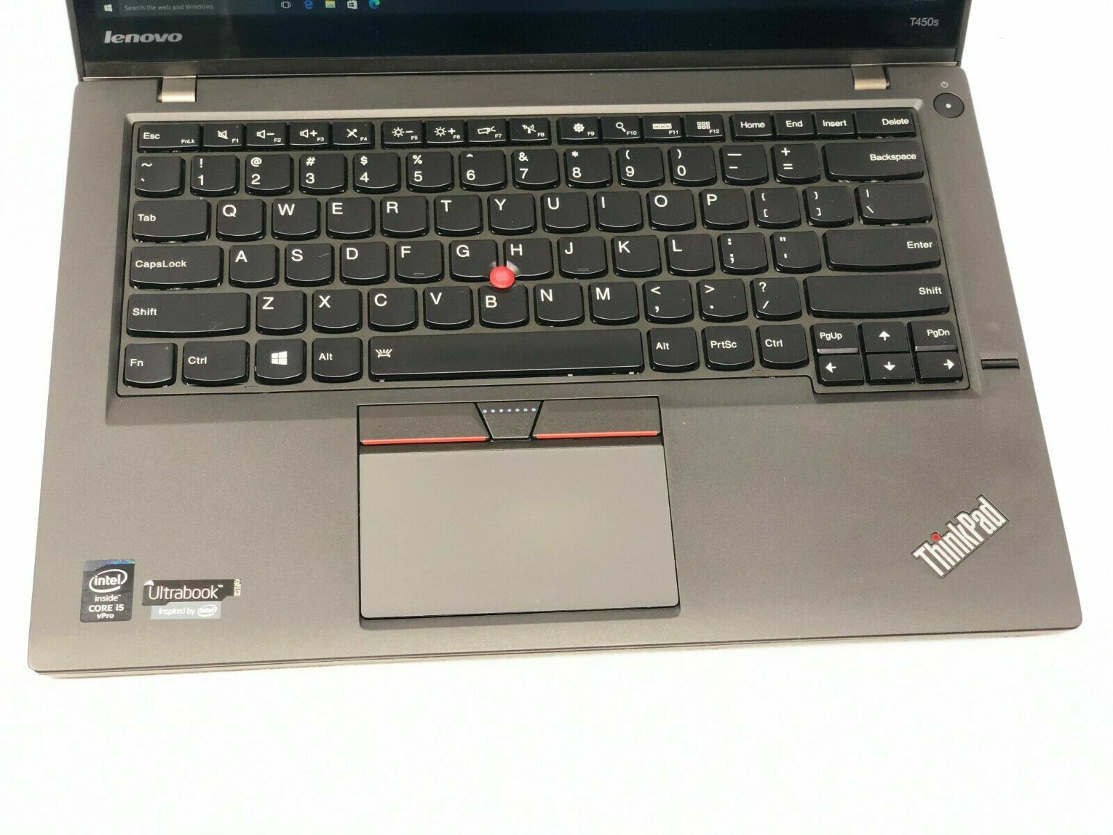 Lenovo ThinkPad T450s i7-5600U 2.6GHz 8gb Ram No SSD Webcam Wn11 Laptop