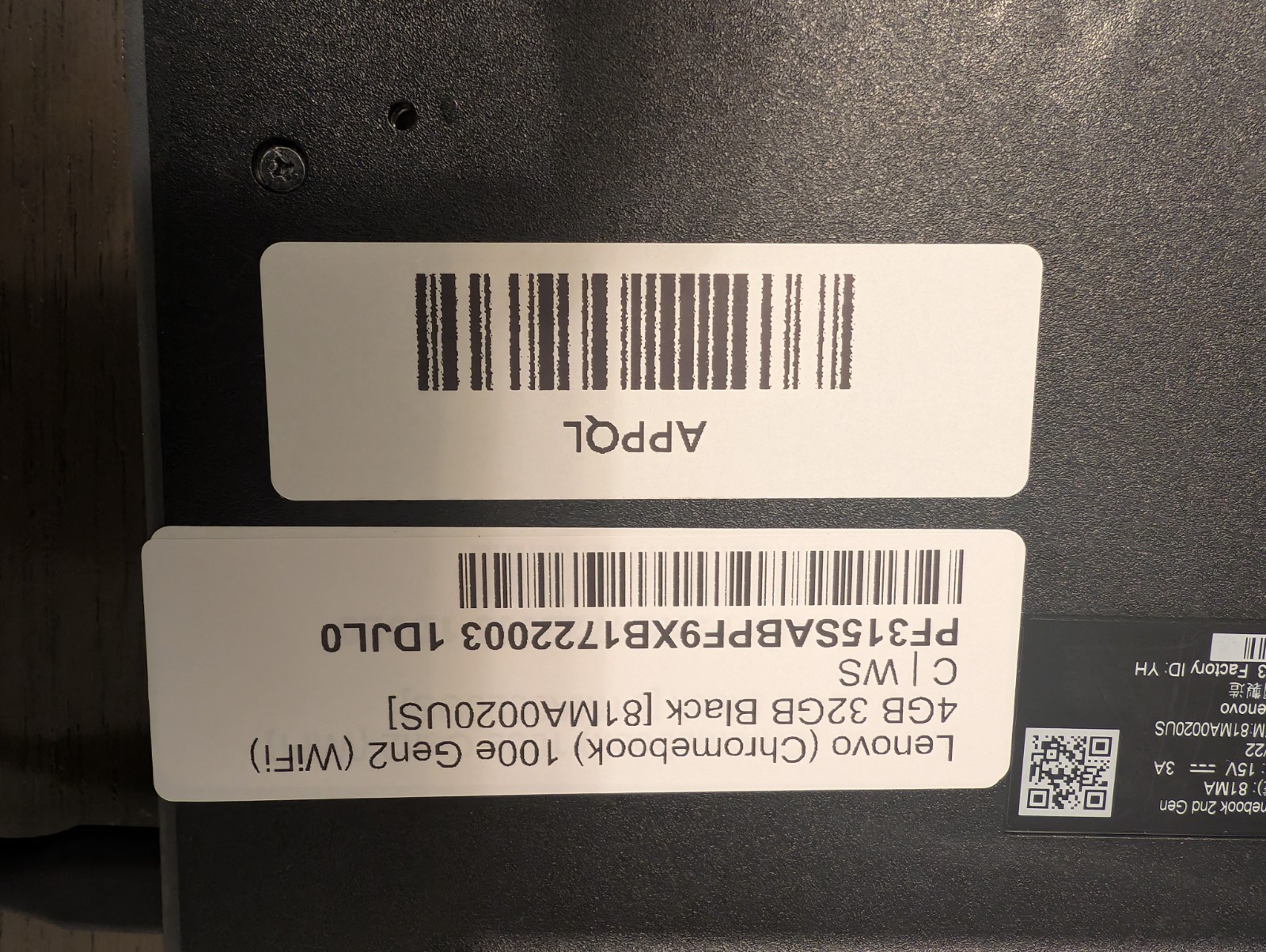 Lenovo 100e Chromebook 2nd Gen 11.6″ Intel Celeron 4GB 32GB Chrome OS Black