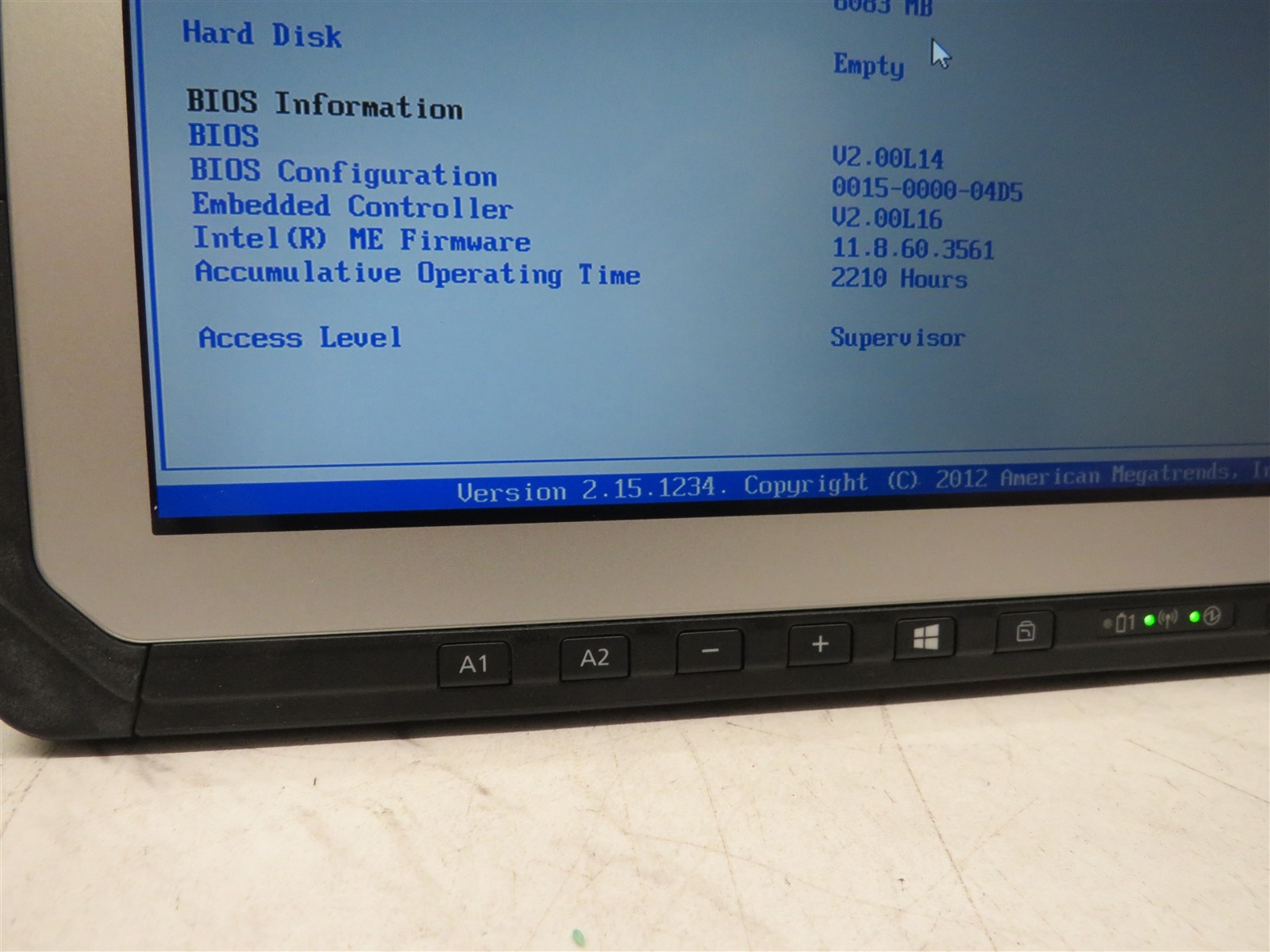 Panasonic Toughbook CF-20 Intel Core i5-7Y57@1.2GHz 8GB RAM #4