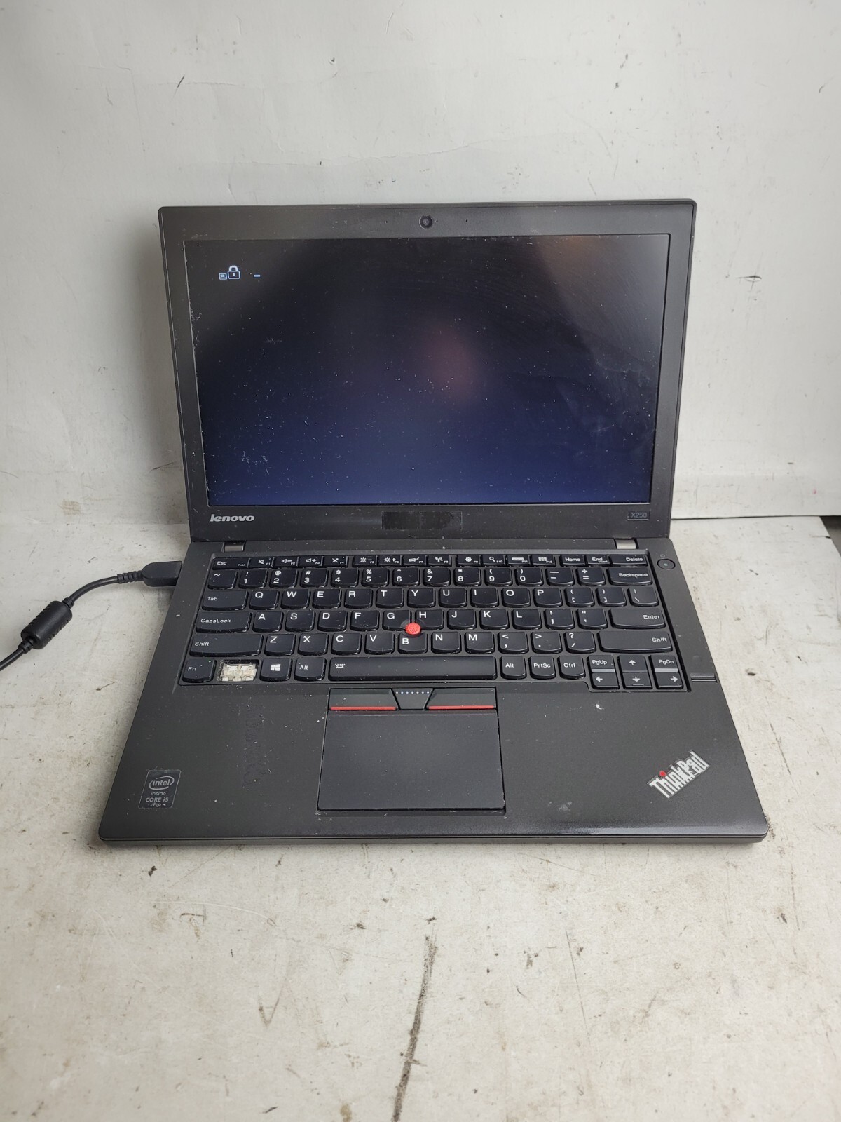 Lenovo ThinkPad X250 w/i5-5200U, 8GB RAM, 12.5″ Laptop for Parts #1877