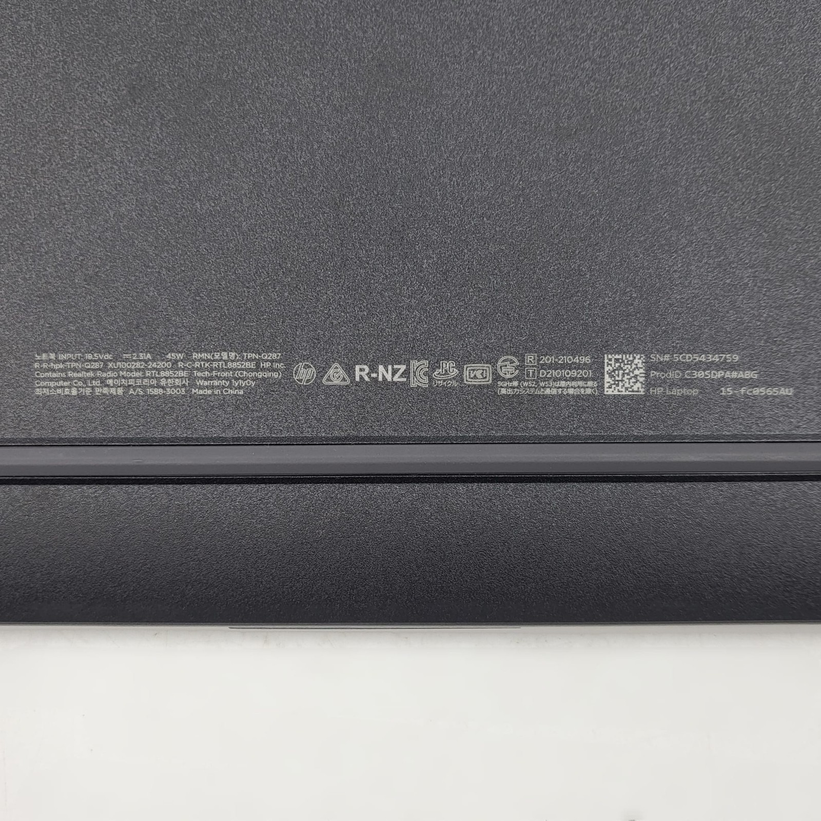 HP Laptop 15 15-fc0565AU 15.6″ AMD Athlon Silver 7120U 8GB RAM 500GB SSD Windows
