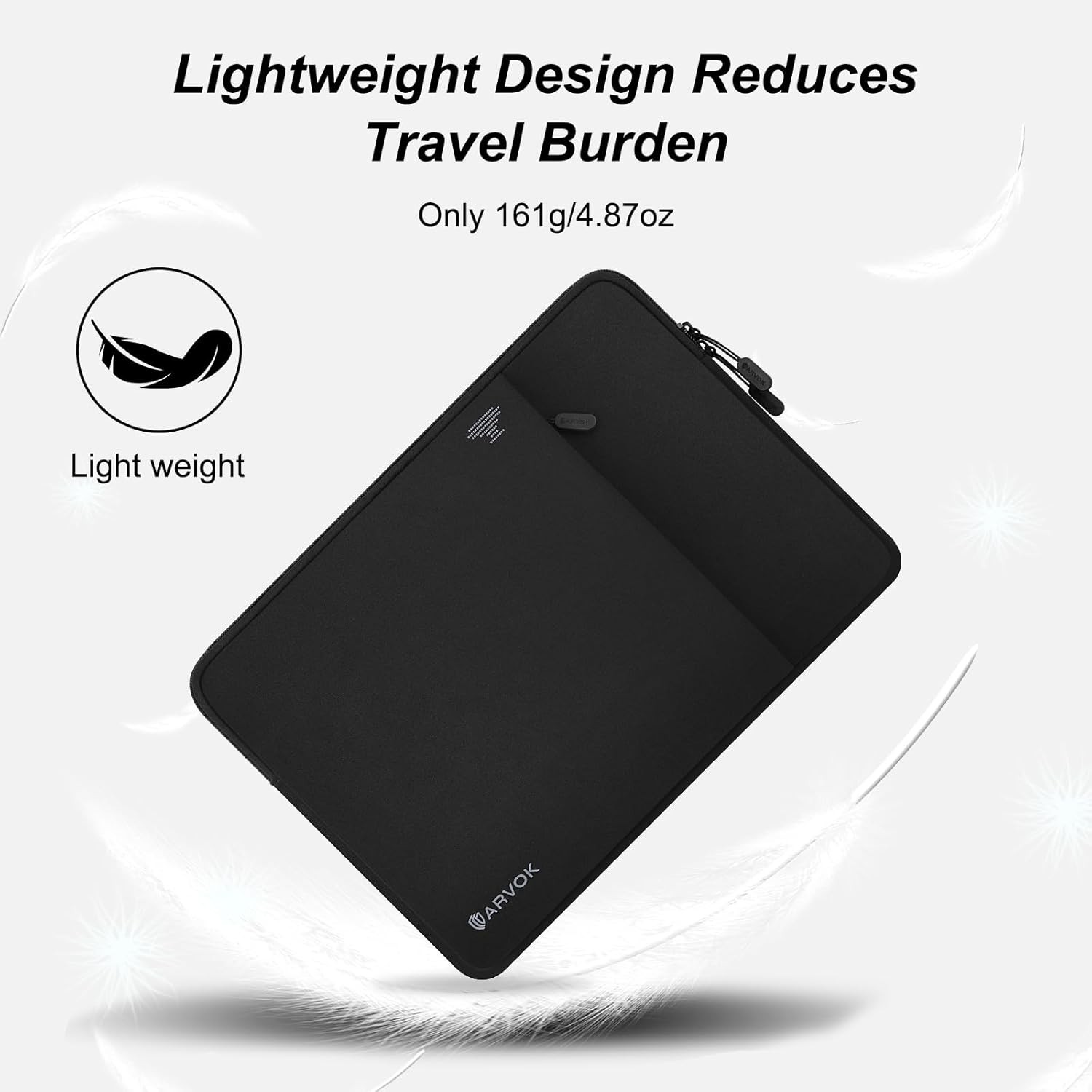 15 15.6 16 Inch Laptop Sleeve with Front Pocket, Shockproof Protective Laptop Ca