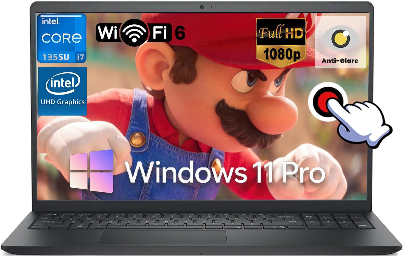 Dell Inspiron 15 3530 Touchscreen, Intel 13th 10-Core i7, 16GB RAM 1TB SSD Black