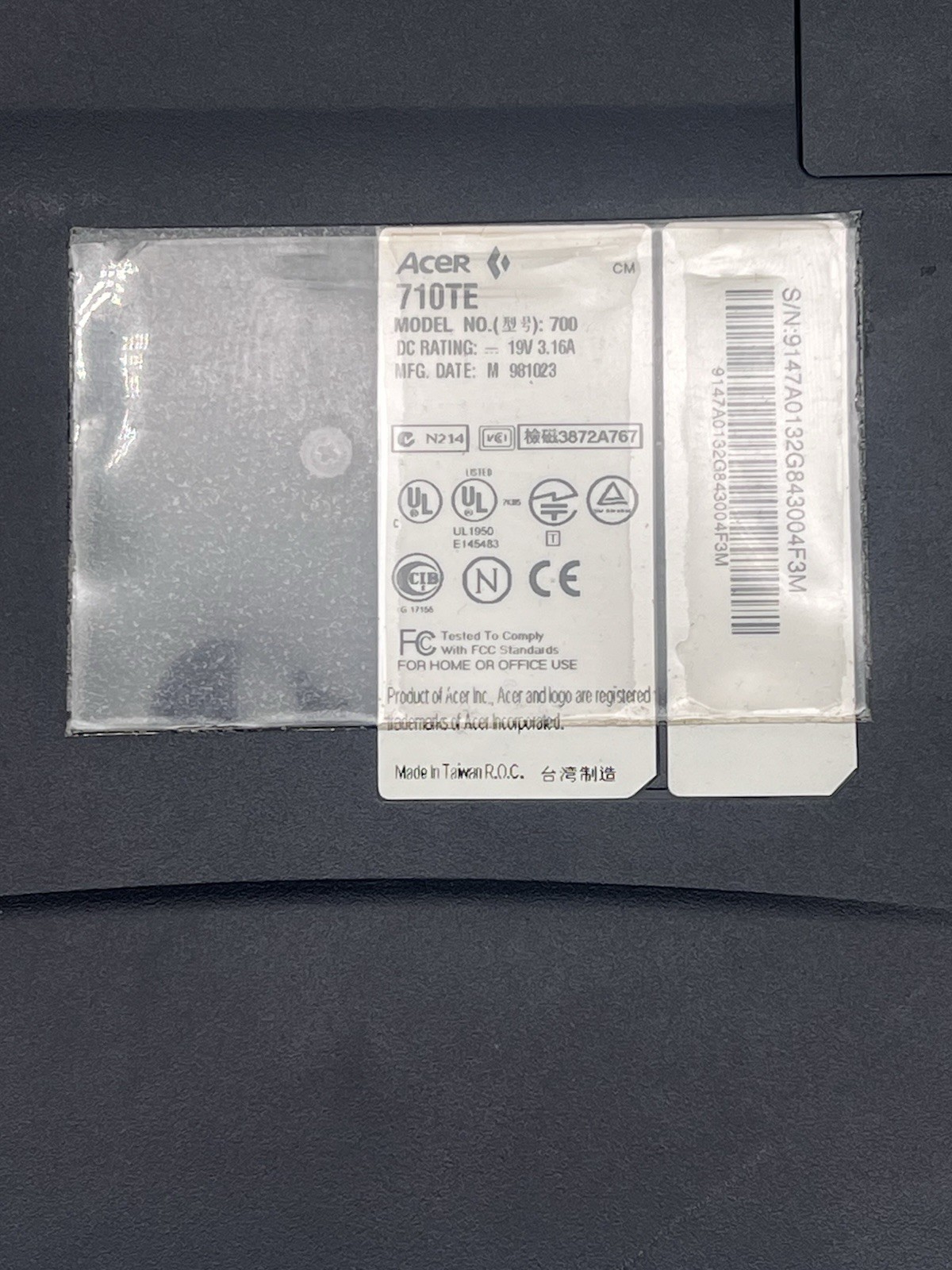 Acer Extensa 710TE