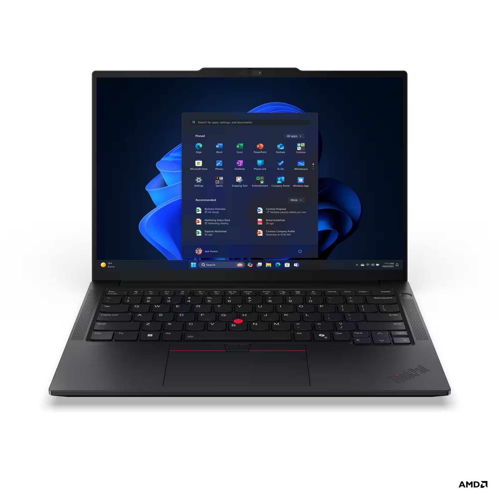 Lenovo – ThinkPad E14 Gen 7 AI PC 14″ Laptop  – Latest Model – AMD Ryzen 7 25…