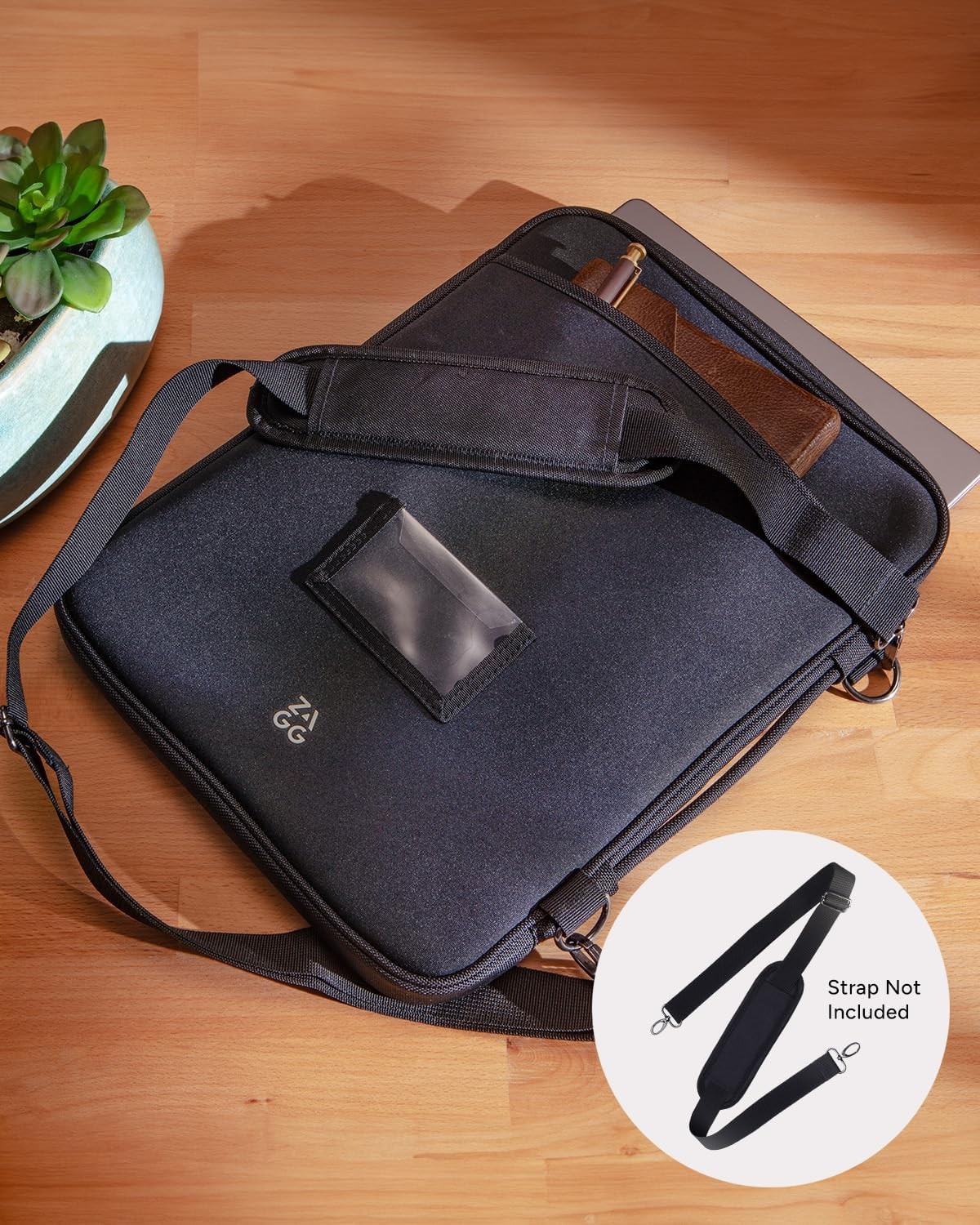 ZAGG 13+ Neoprene Laptop Sleeve with Pouch – Water-Resistant Case for Tablets, C