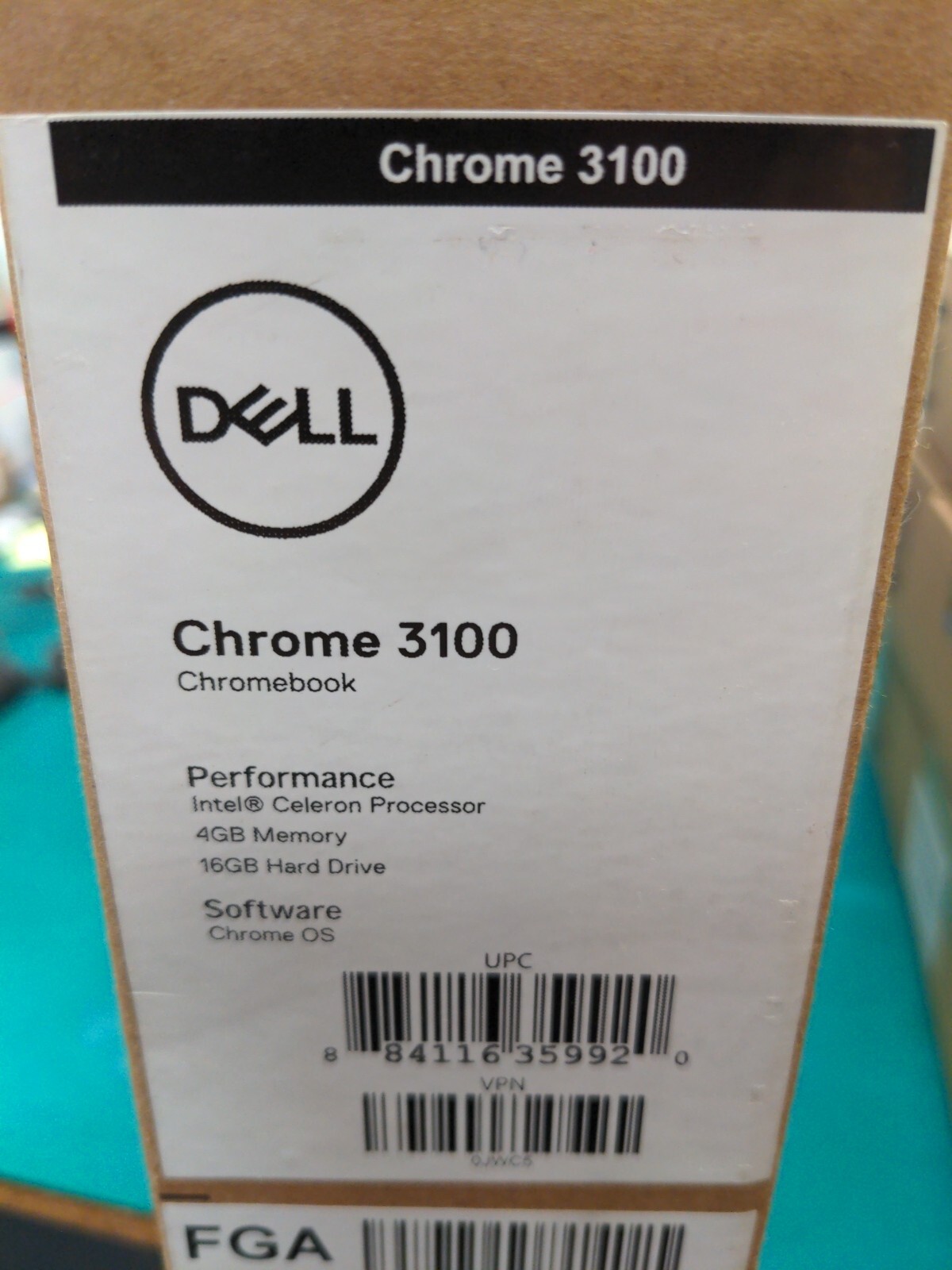 Dell Chromebook 3100 11 11.6 Celeron 4GB RAM 16GB HDD New In Box