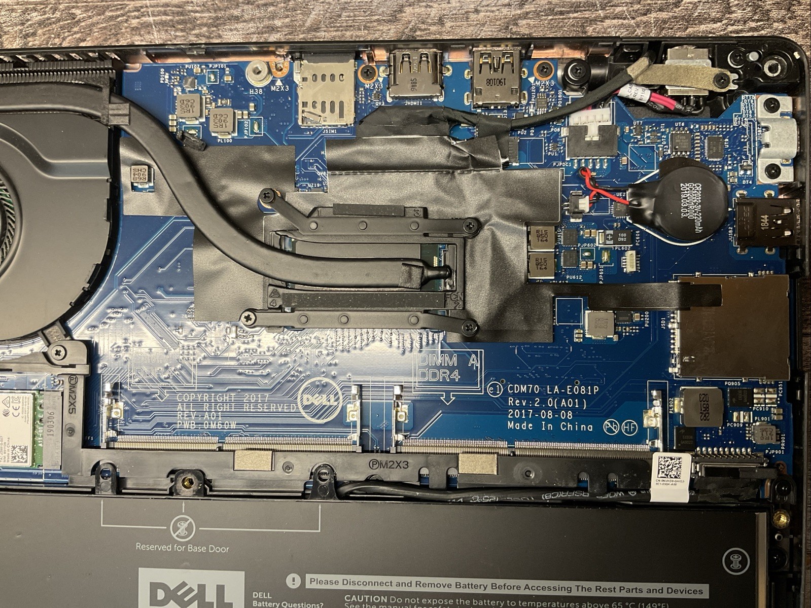Dell Latitude 5480 / Intel Core i5 6th Gen / Parts Repair / J9