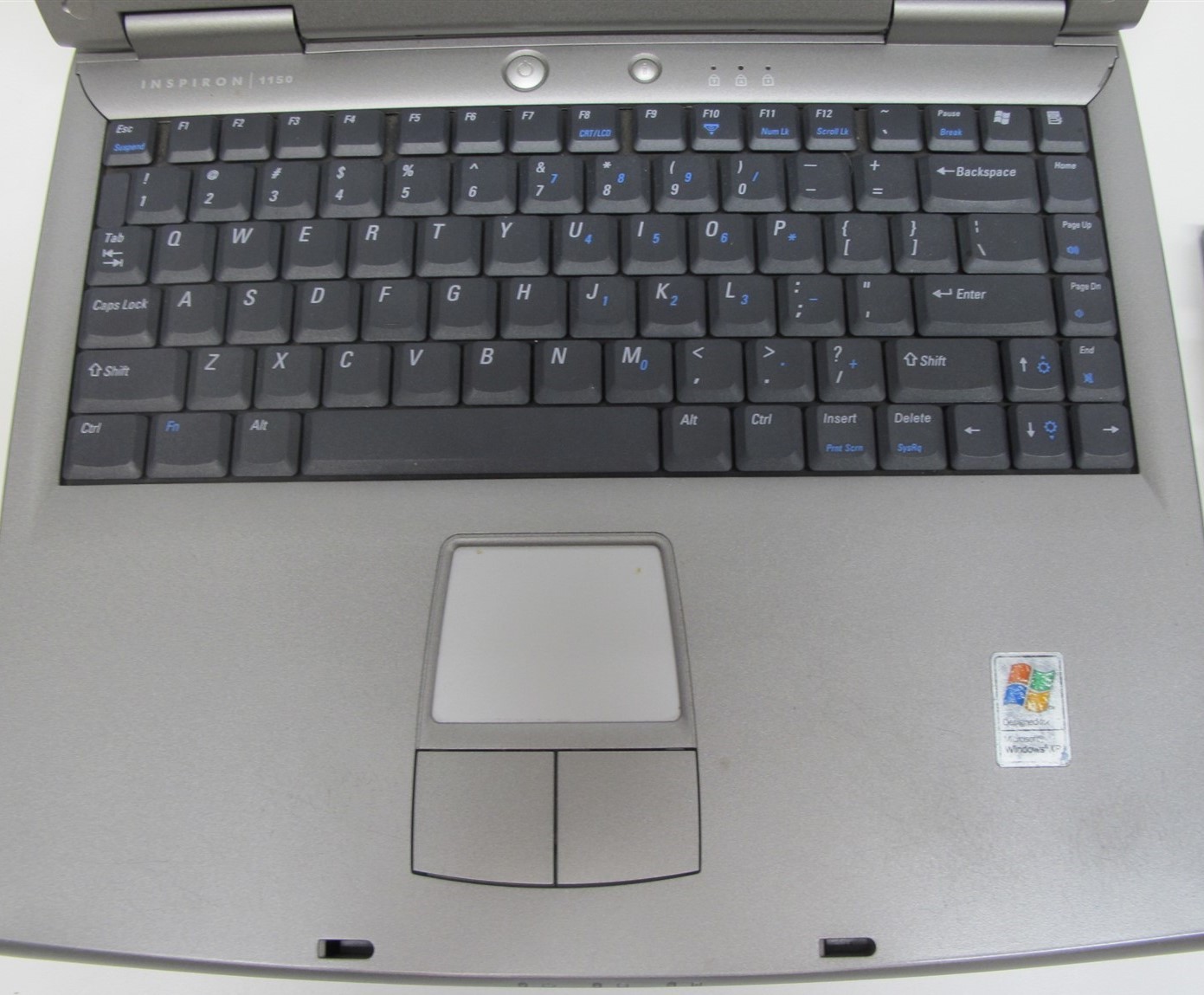 Dell Inspiron 1150 Laptop PP08L Intel Celeron 2.60 GHz No Ram No HDD – Damaged