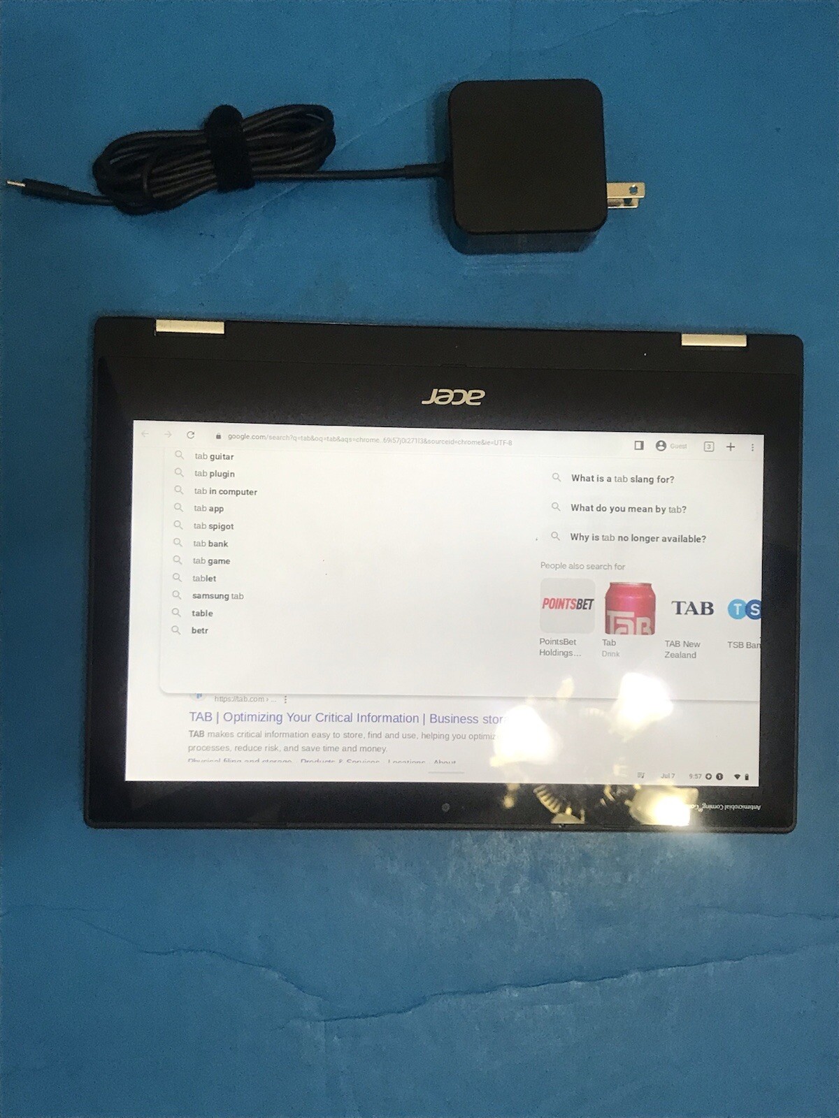 Very good acer chromebook spin 311 CP311-3H-k23x, convertible, 11.6″ touchscreen