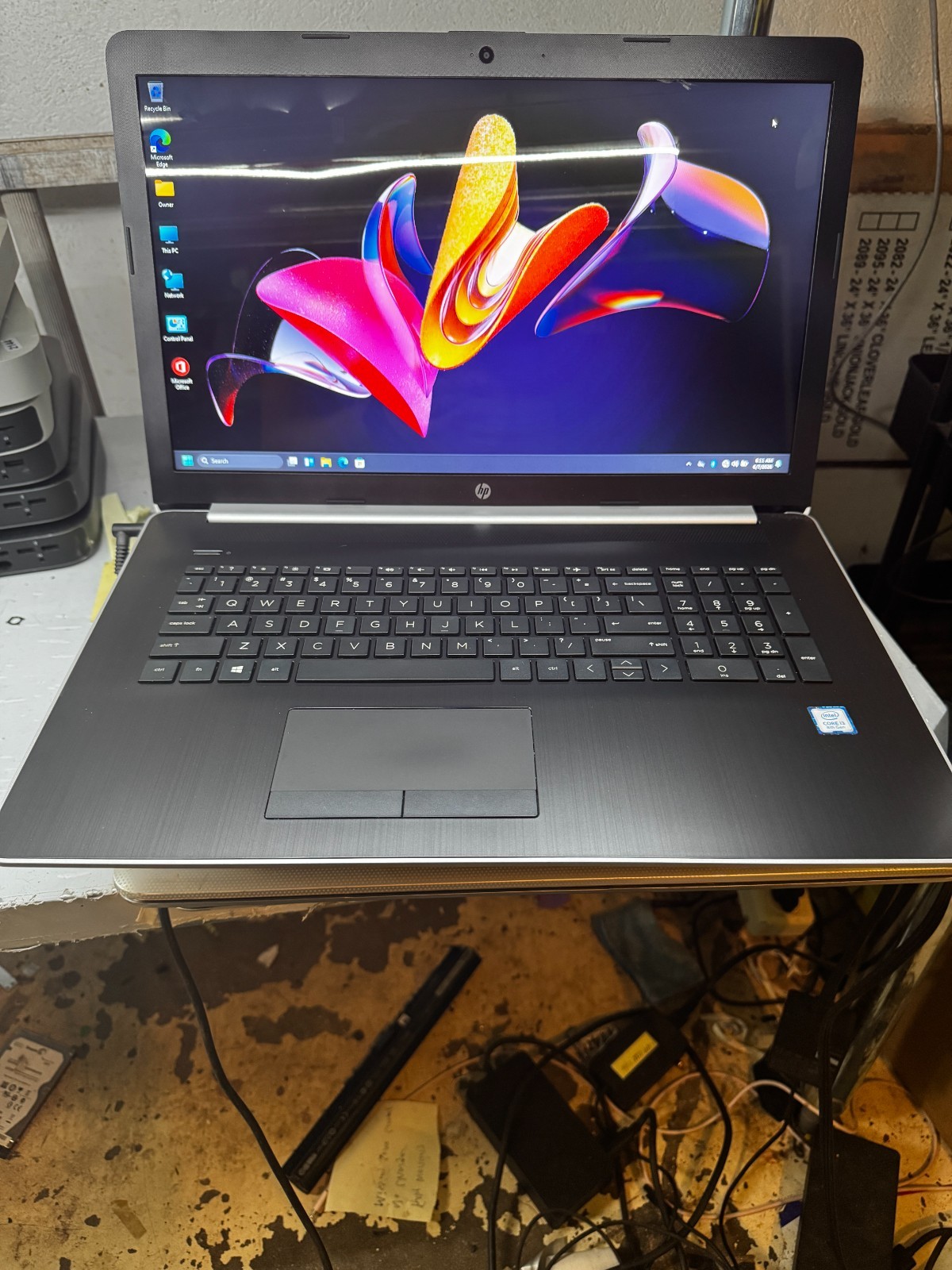 HP 17-by1061st Core I3-8145U 256GB SSD 8GB RAM WIFI/BT Laptop # 6120