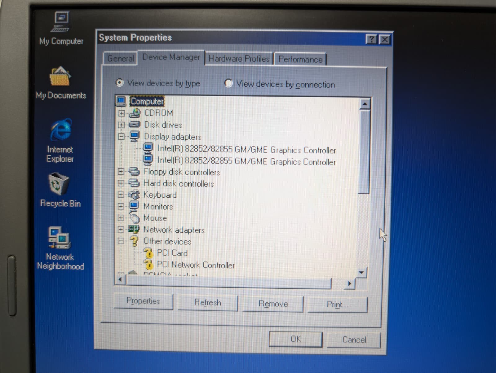 15″ HP Compaq NX9020 | Intel Celeron 256MB RAM 20GB HDD | Windows 98SE