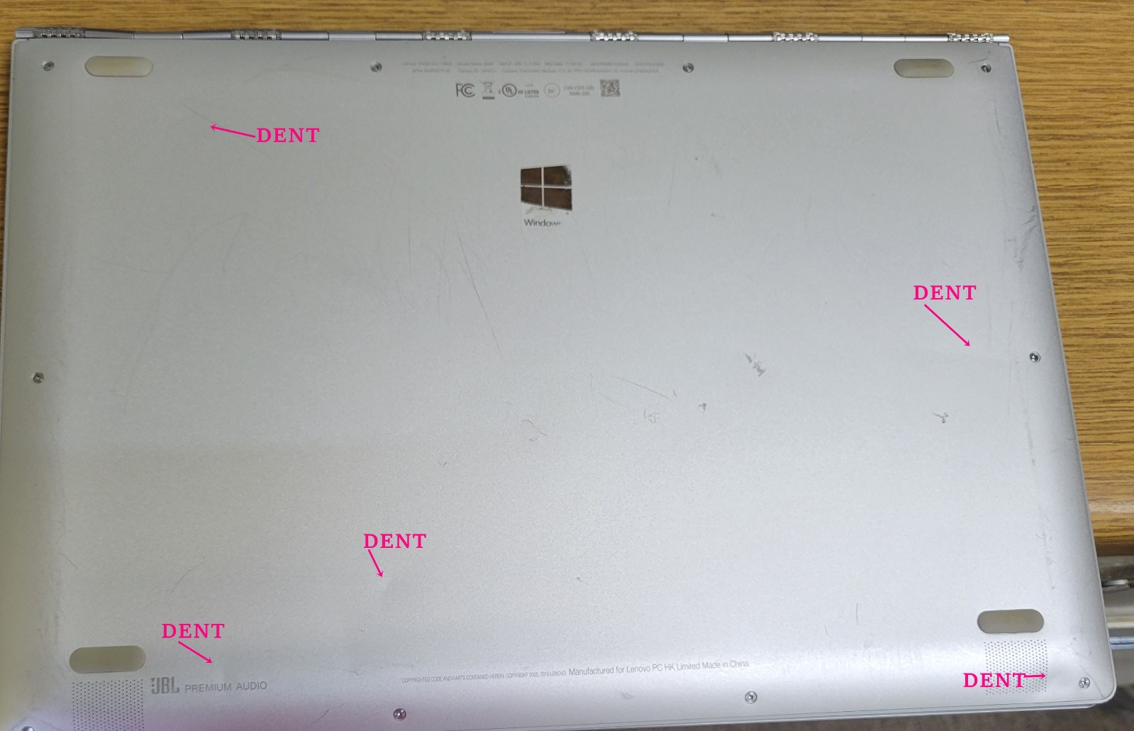 Lenovo Yoga (80VF) 910-13ikb i7-7500U 2.90GHz 16GB 256GB SSD 4K 360Touch No OS