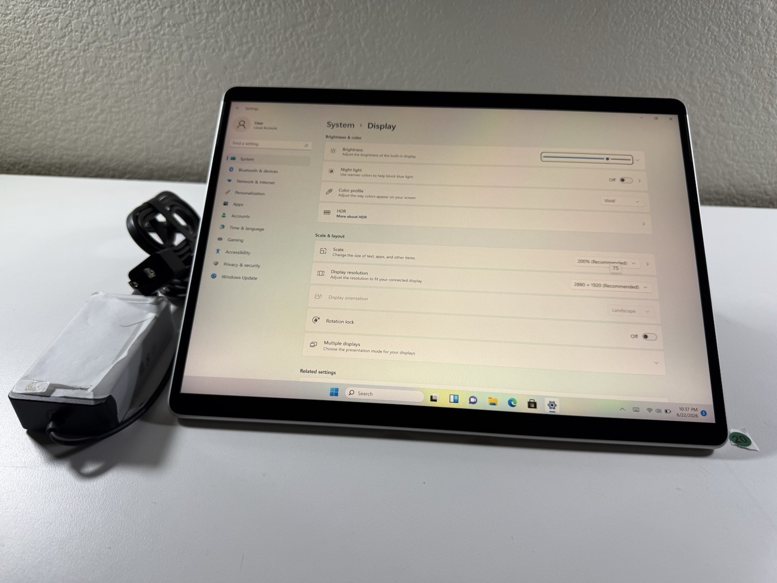 Microsoft Surface Pro 8 (1982) i5-1145G7 – 16GB RAM – 256GB 120Hz – Win 11 Pro