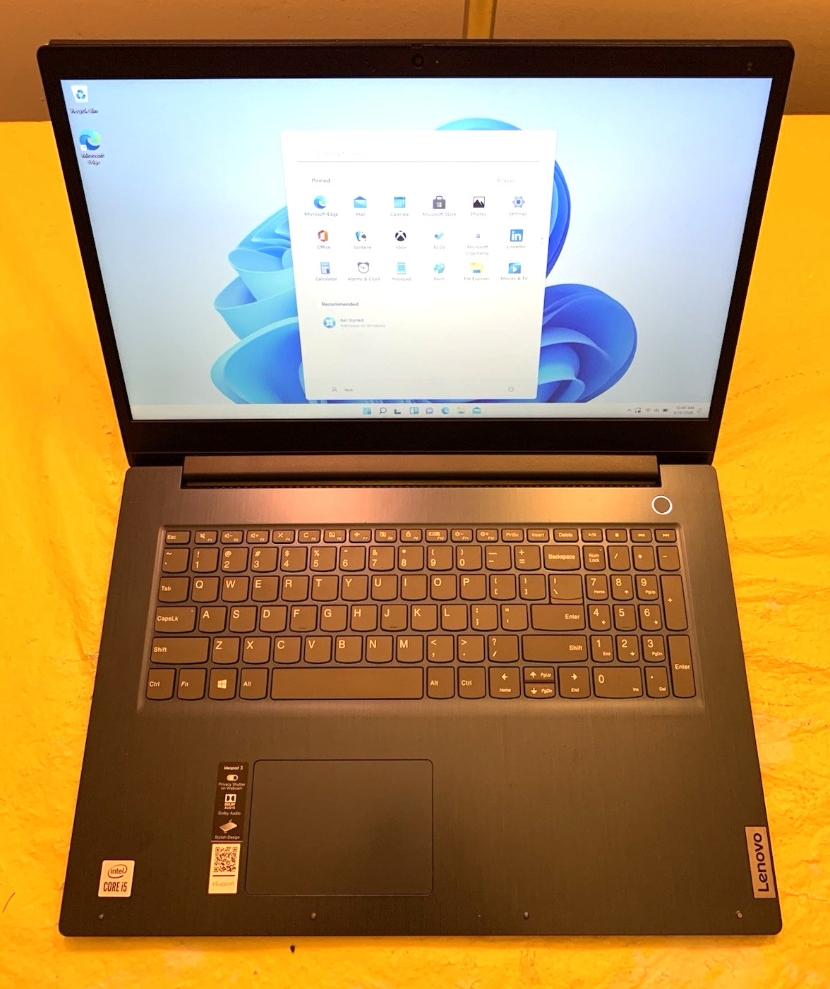Lenovo IdeaPad 3 17IIL05 Intel Core i5-1035G1 1.00GHz 8GB Ram 256GB SSD W11H